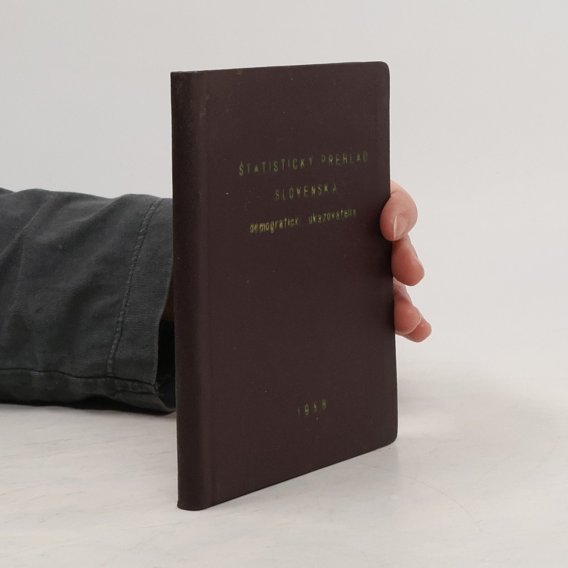 AA.VV. Štatistický prehľad Slovenska. Demografickí ukazovatelia 1958