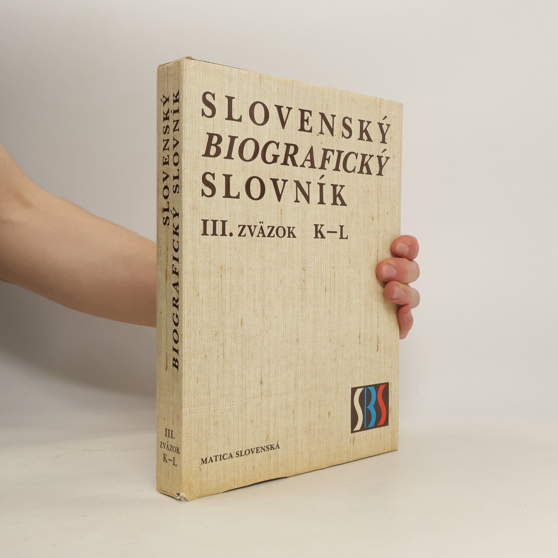 Autorenkollektiv Slovenský biografický slovník III. K – L