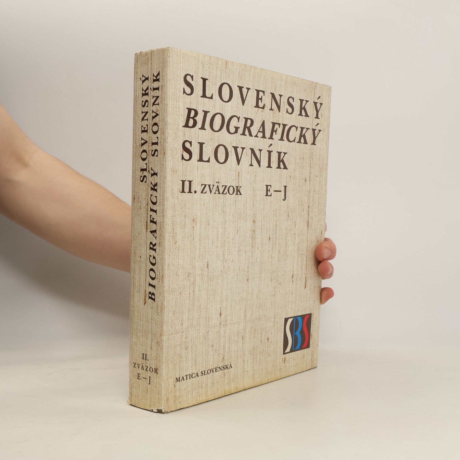 Autores varios Slovenský biografický slovník II. E-J