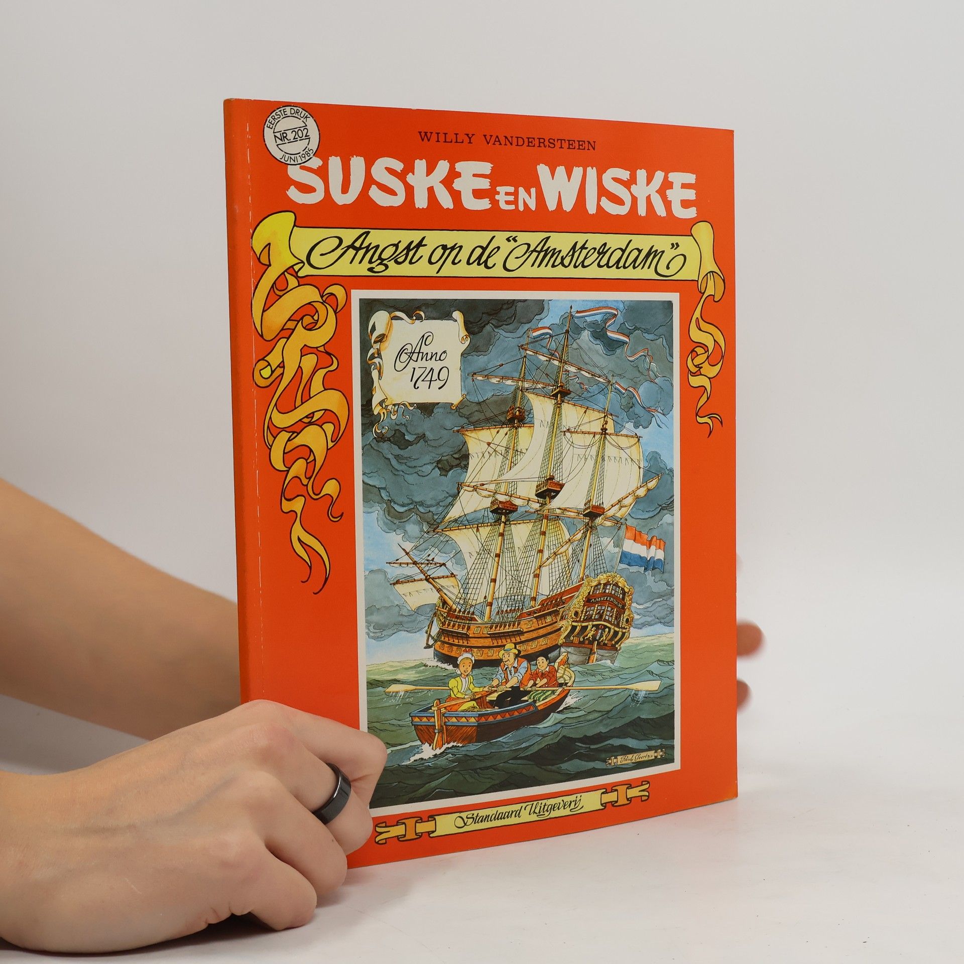 Willy Vandersteen Suske en Wiske - 202: Angst op de "Amsterdam"