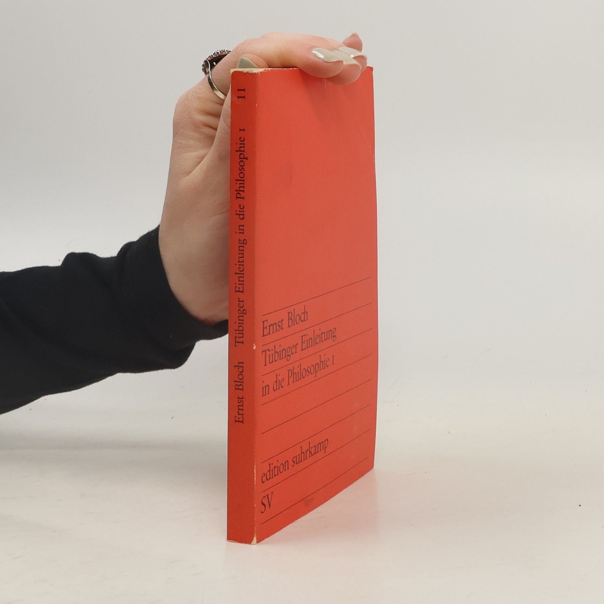 Ernst Bloch Tübinger Einleitung in die Philosophie I.
