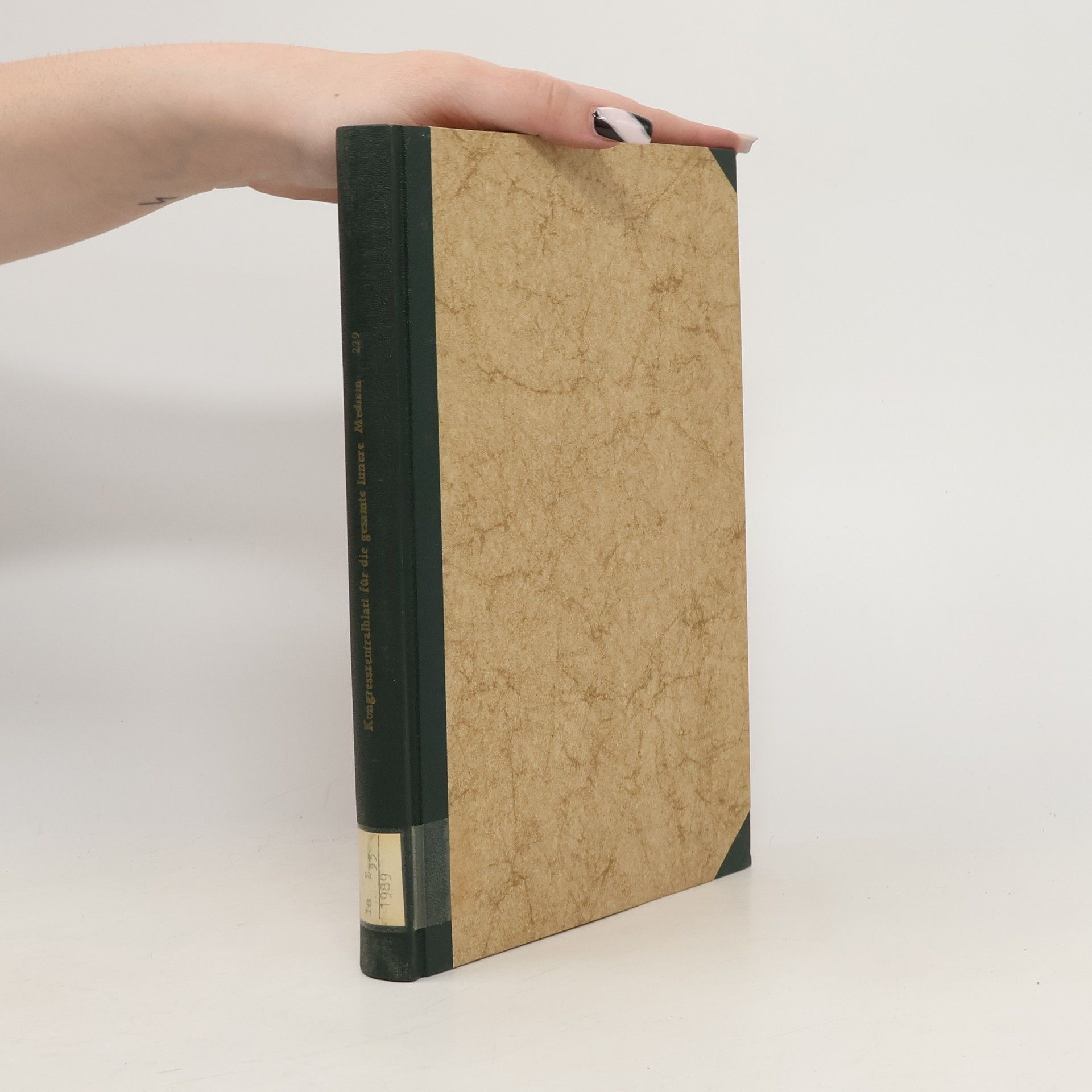 Autores varios Kongresszentralblatt für die gesamte innere Medizin und ihre Grenzgebiete