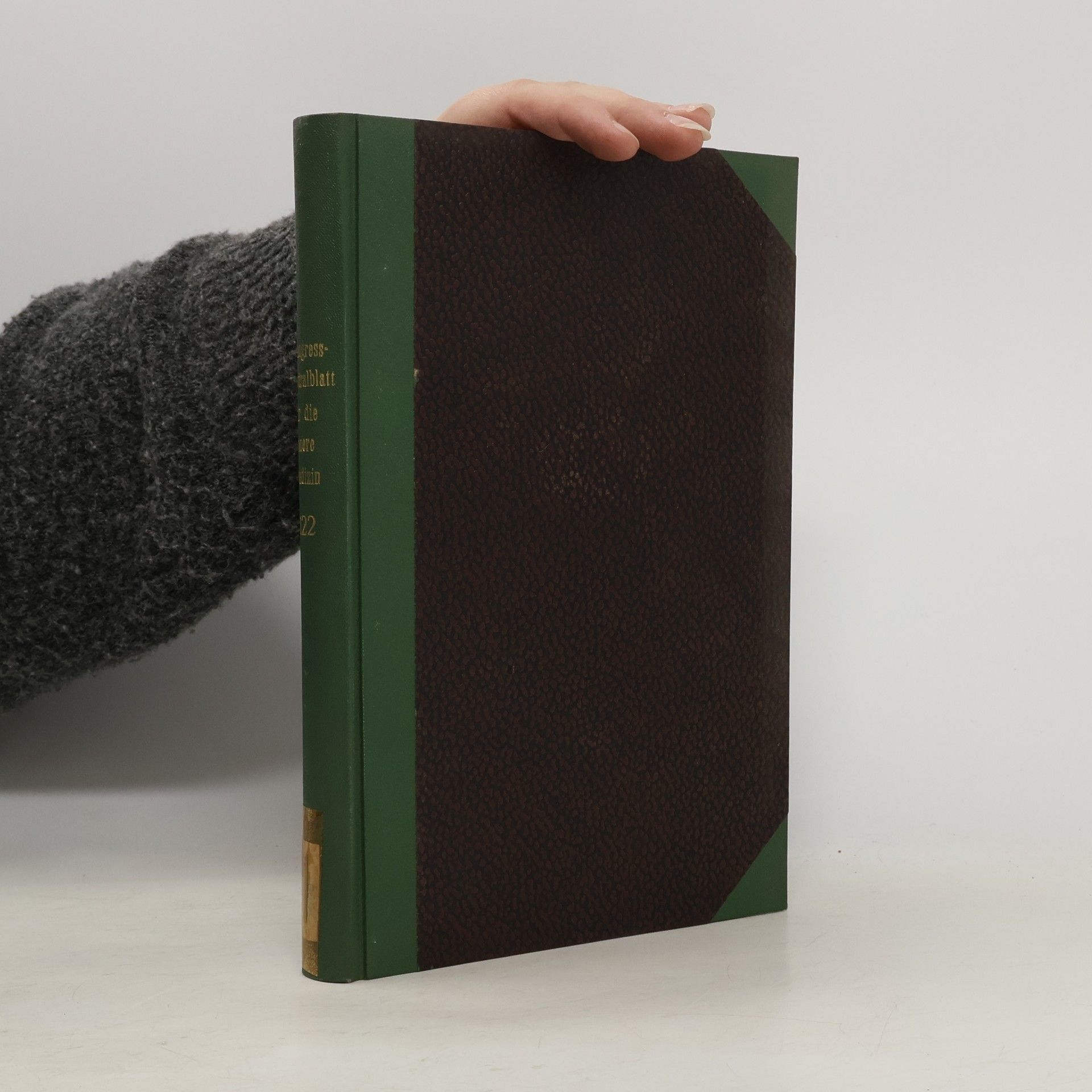 Autores varios Kongresszentralblatt für die gesamte innere Medizin mit einschluss der Kinderheilkunde. Band 122