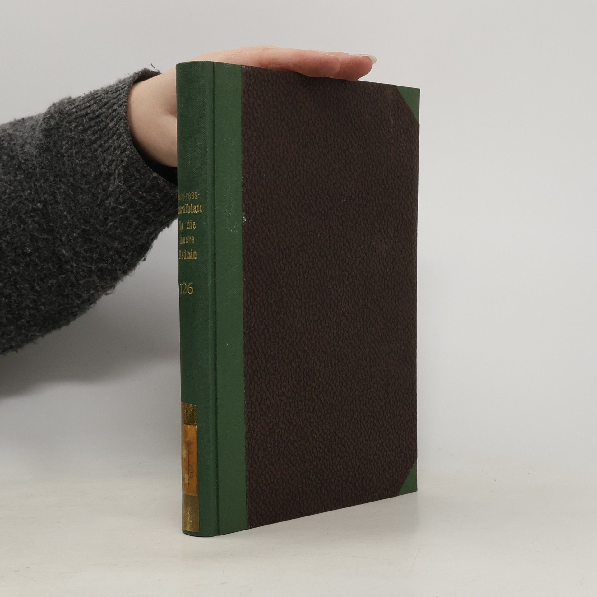 Kolektív autorov Kongresszentralblatt für die Gesamte innere Medizin mit Einschluss der Kinderheilkunde 126