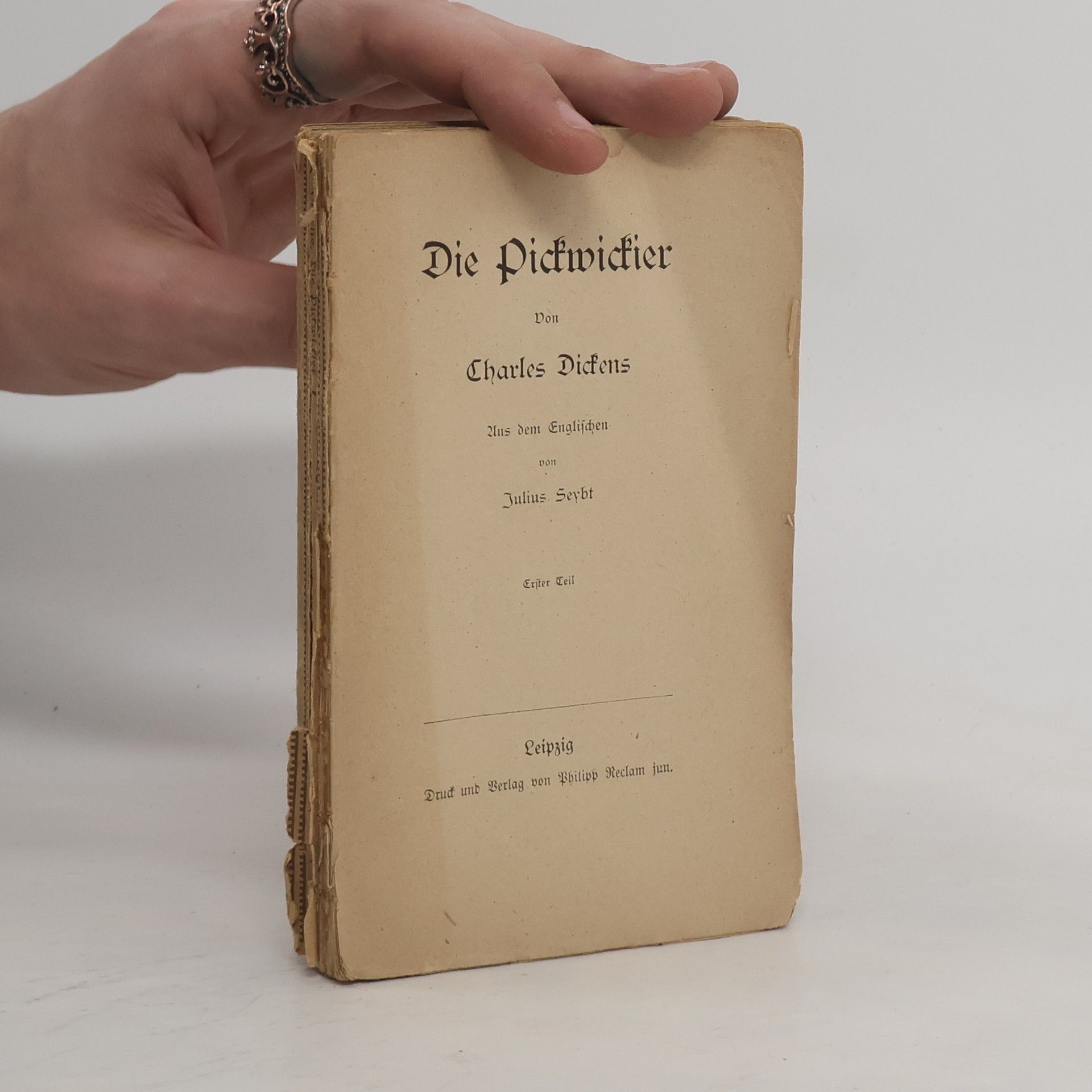 Charles Dickens Die Pickwicker 1