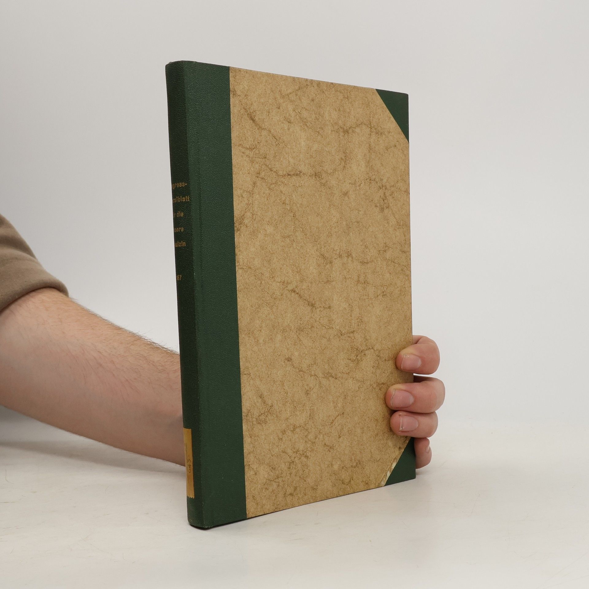 Autores varios Kongresszentralblatt für die gesamte innere Medizin und ihre Grenzgebiete. Band 167