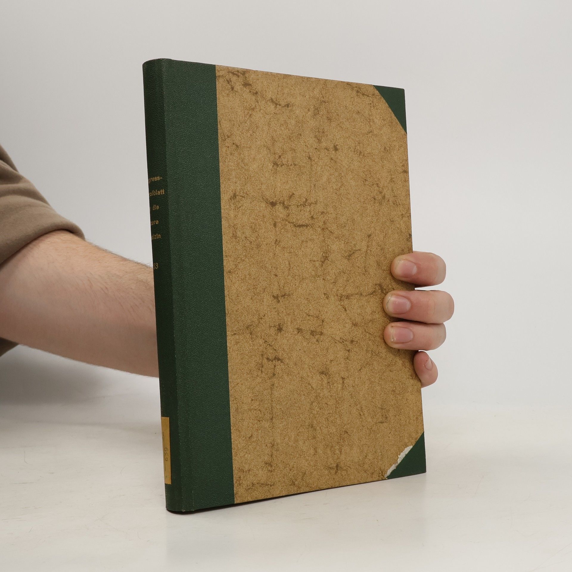 Autores varios Kongresszentralblatt für die gesamte innere Medizin und ihre Grenzgebiete. Band 163