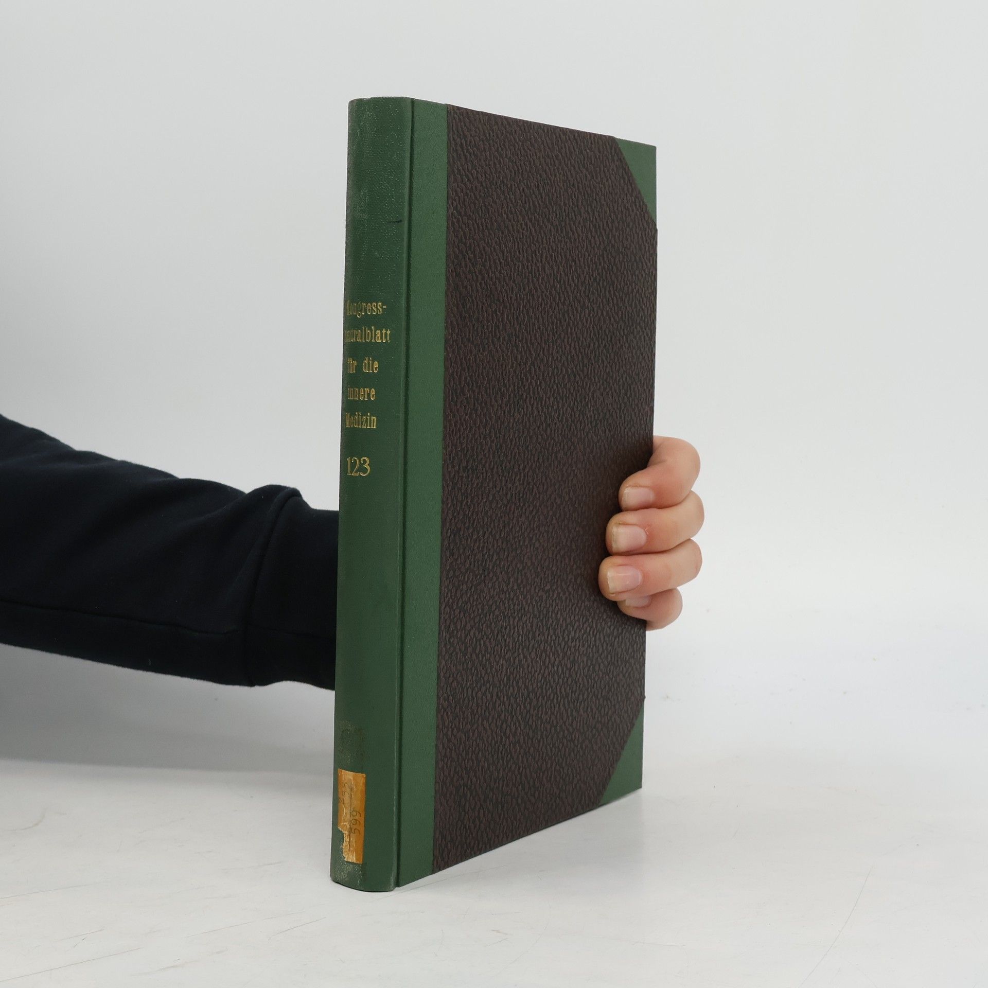 Autores varios Kongresszentralblatt Für die gesamte innere medizin und ihre medizin mit einschluss der kinderheilkunde. Band 123