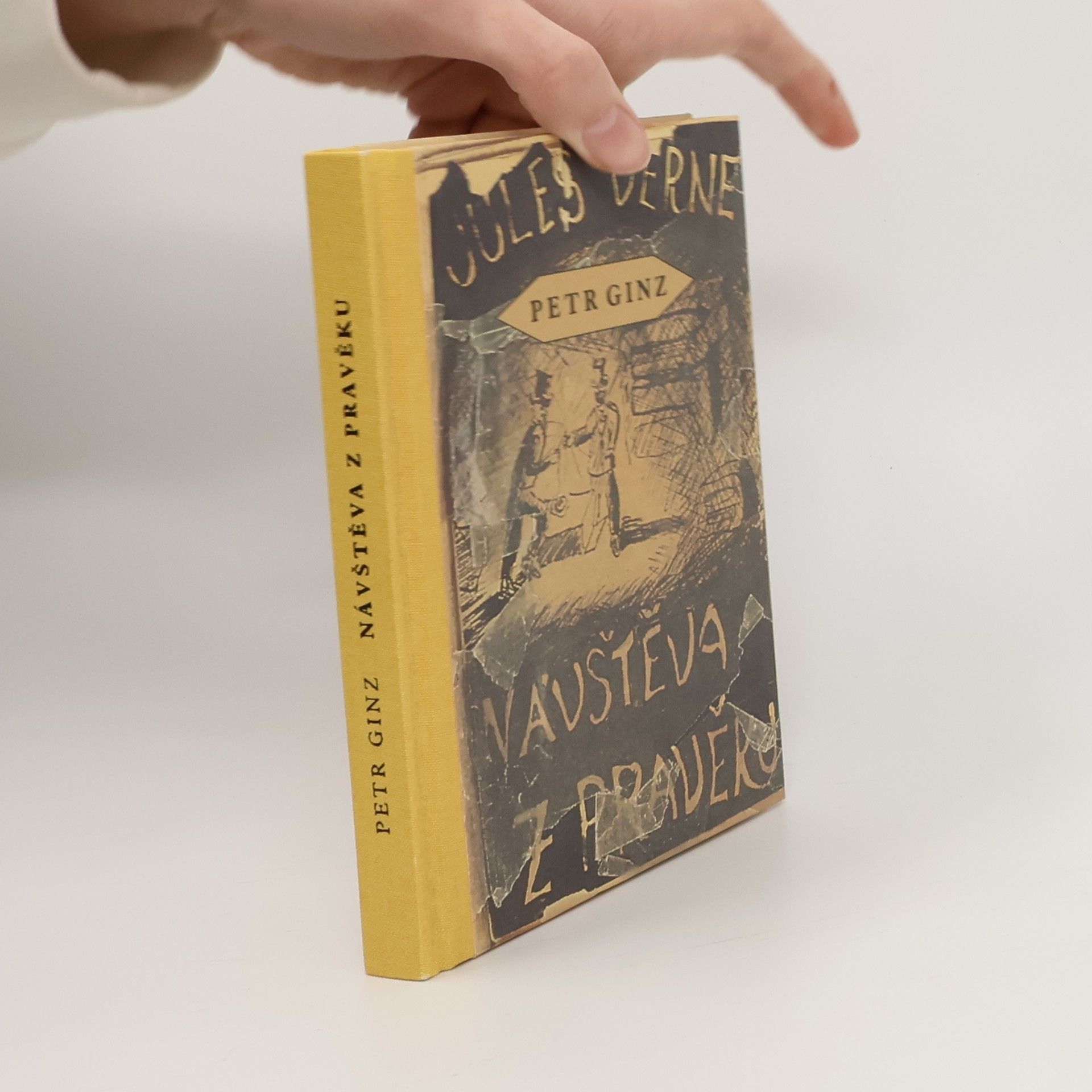 Petr Ginz Návštěva z pravěku: Román s ilustracemi Petra Ginze