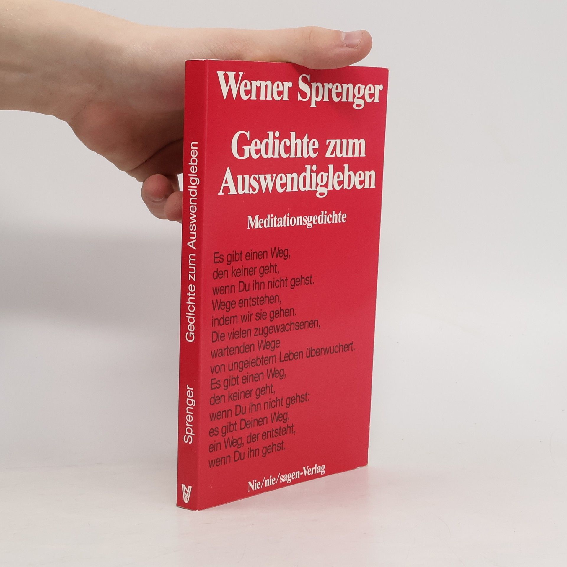 Werner Sprenger Gedichte zum Auswendigleben