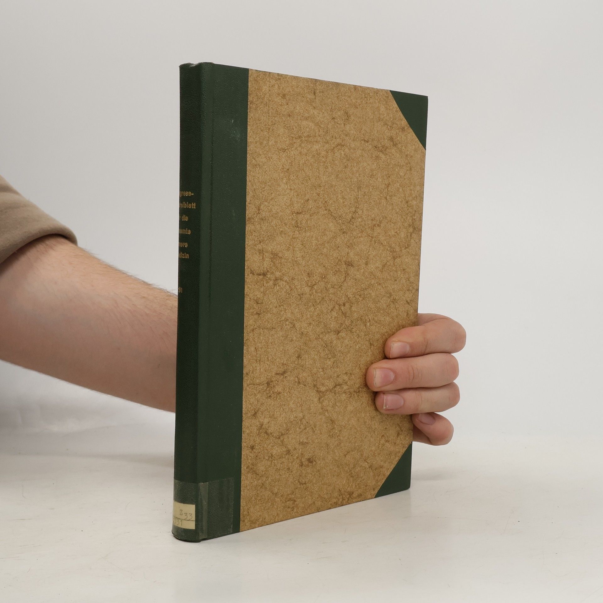 Autores varios Kongresszentralblatt für die gesamte Innere Medizin und ihre Grenzgebiete. Band 191