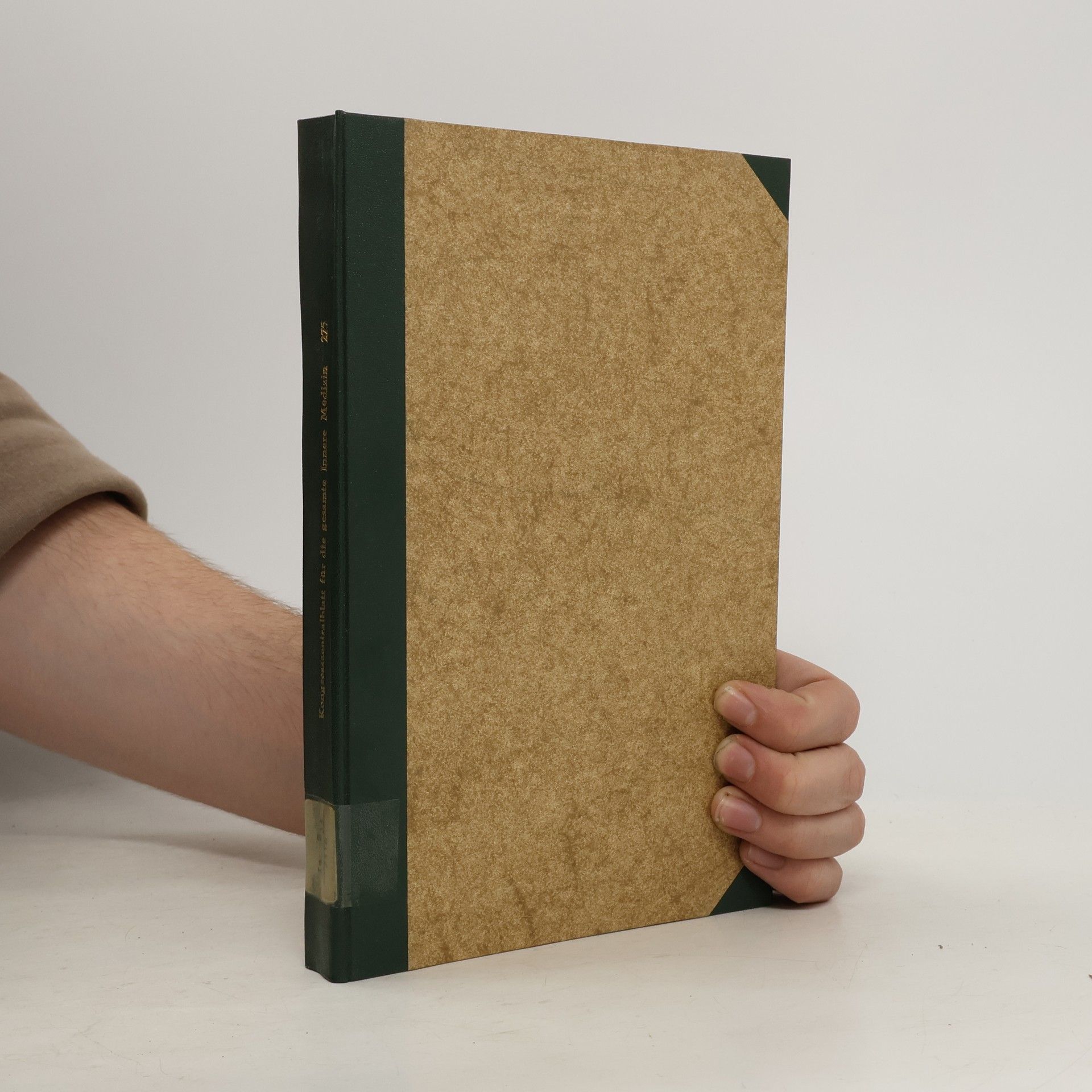 Autores varios Kongresszentralblatt für die Gesamte innere Medizin und ihre Grenzgebiete 275