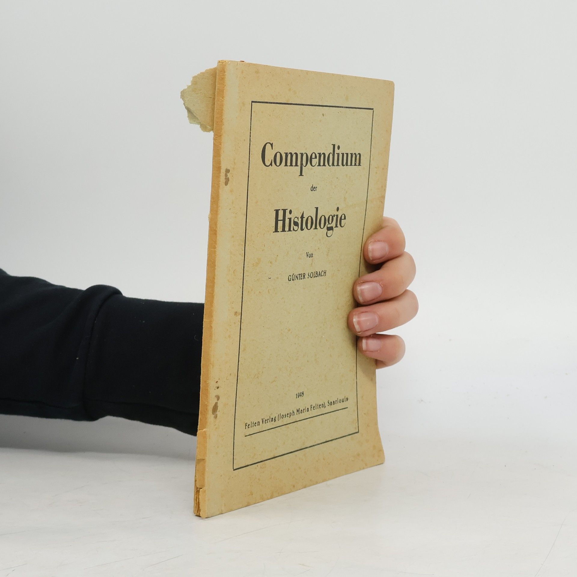 Günter Solbach Compendium der Histologie