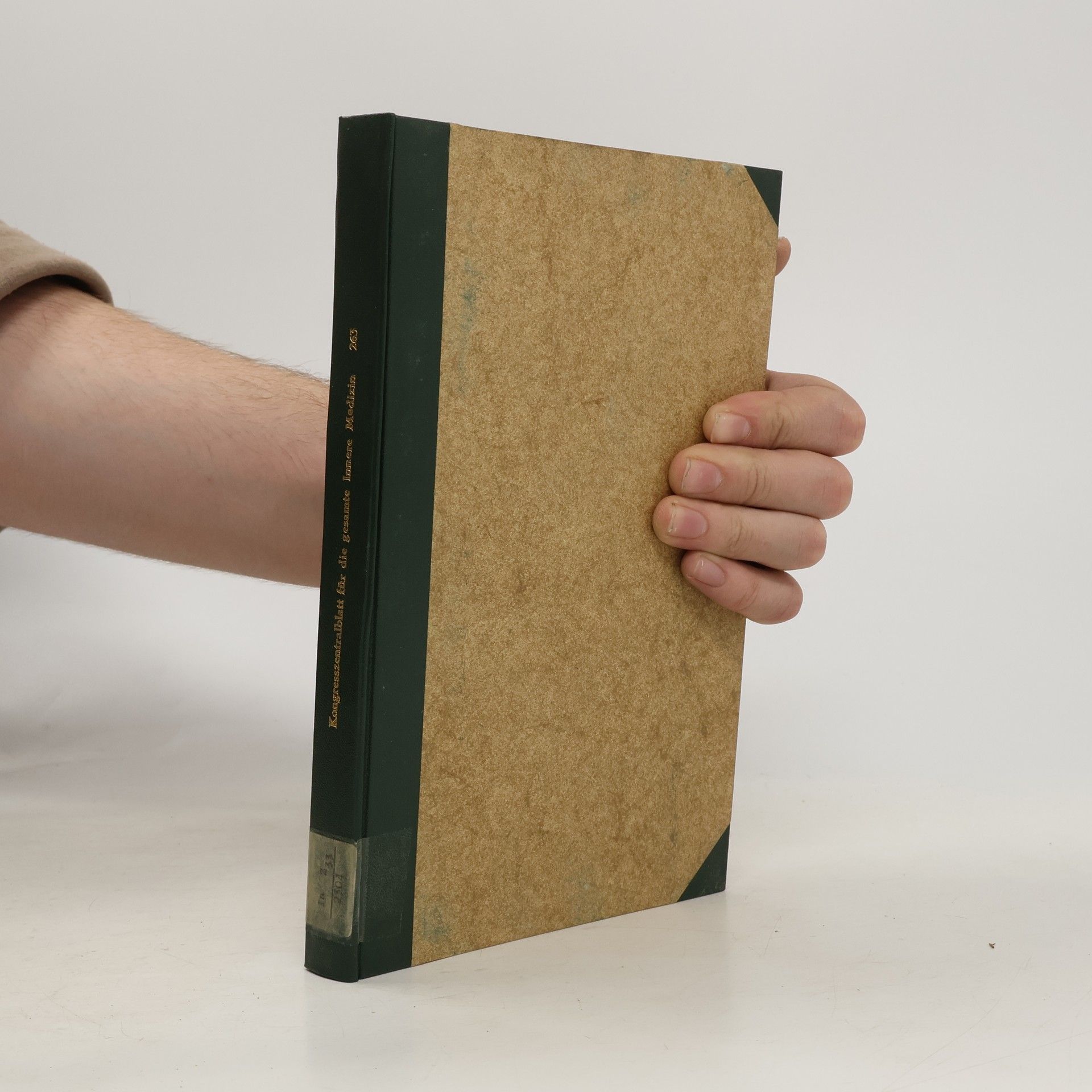 Autores varios Kongresszentralblatt für die Gesamte innere Medizin und ihre Grenzgebiete 263