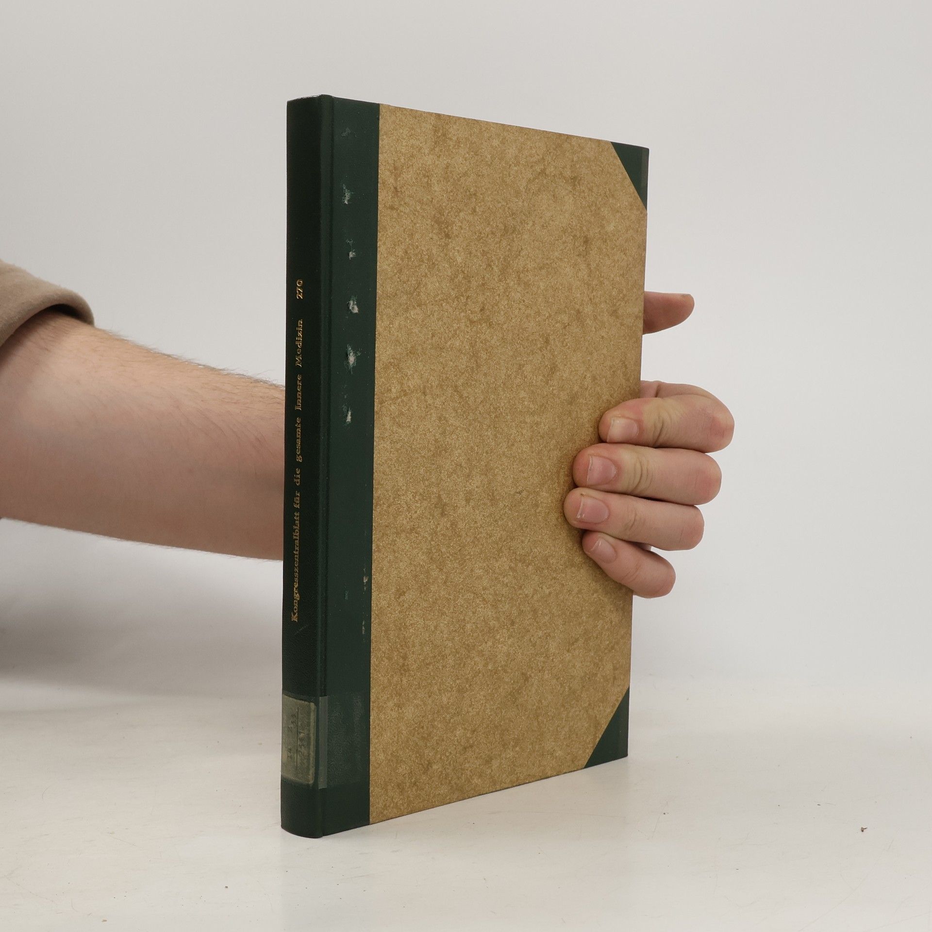 Autores varios Kongresszentralblatt für die Gesamte innere Medizin und ihre Grenzgebiete 270