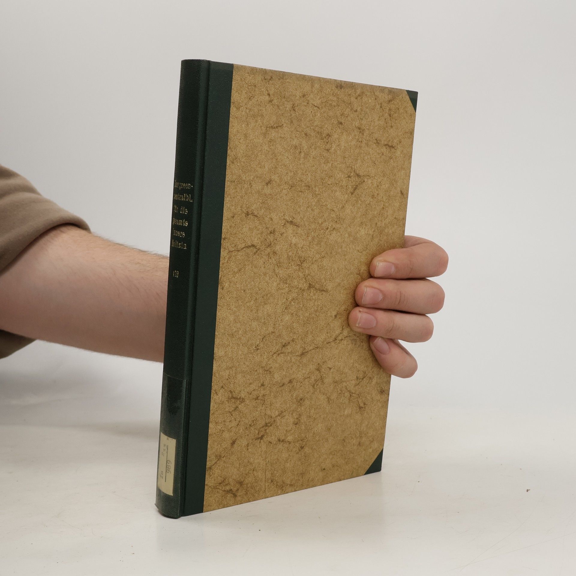 Autores varios Kongresszentralblatt für die Gesamte innere Medizin und ihre Grenzgebiete 179