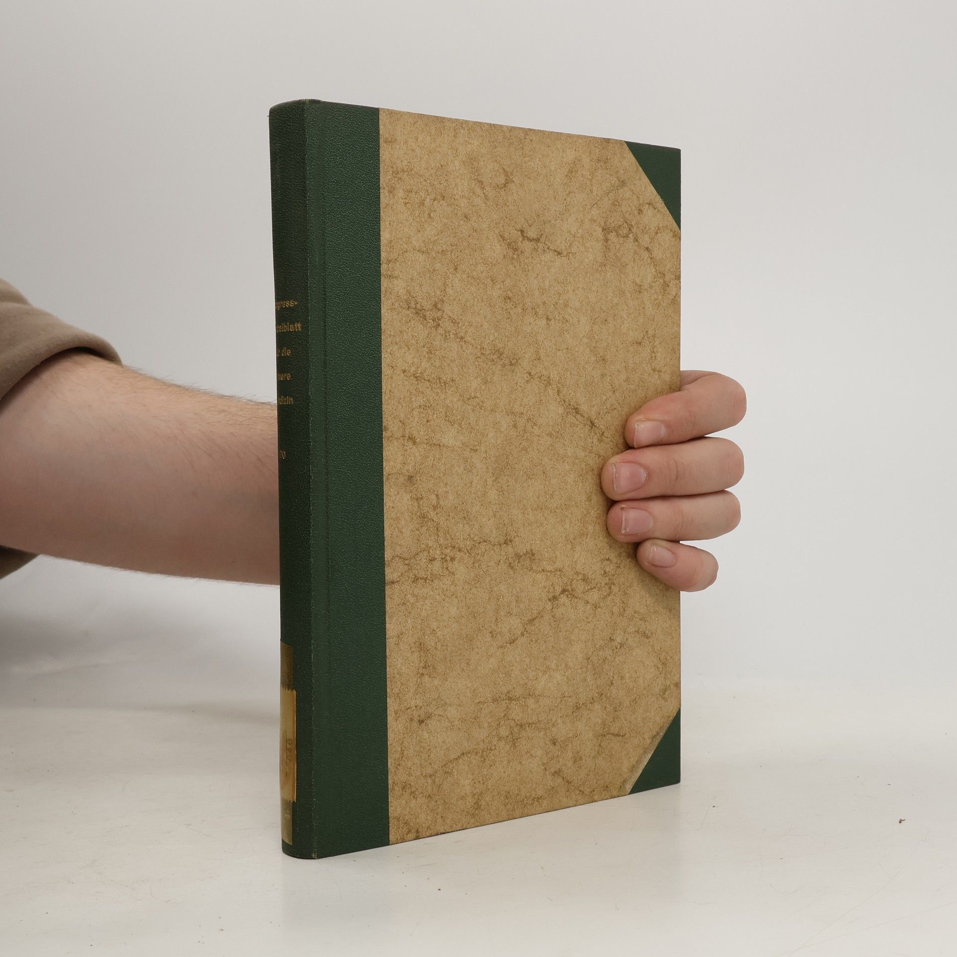 Autores varios Kongresszentralblatt für die Gesamte innere Medizin und ihre Grenzgebiete 170