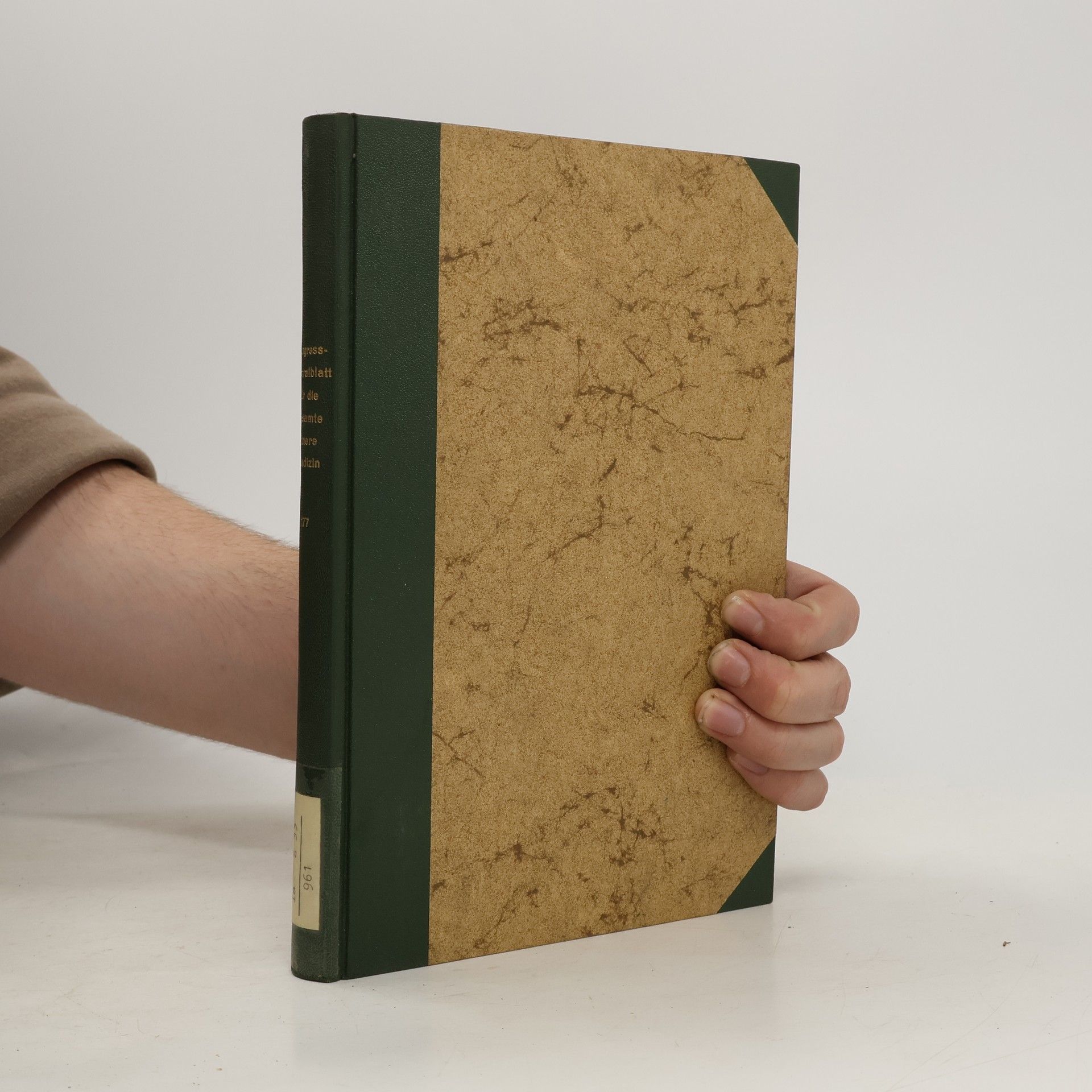 Autores varios Kongresszentralblatt für die Gesamte innere Medizin und ihre Grenzgebiete 177