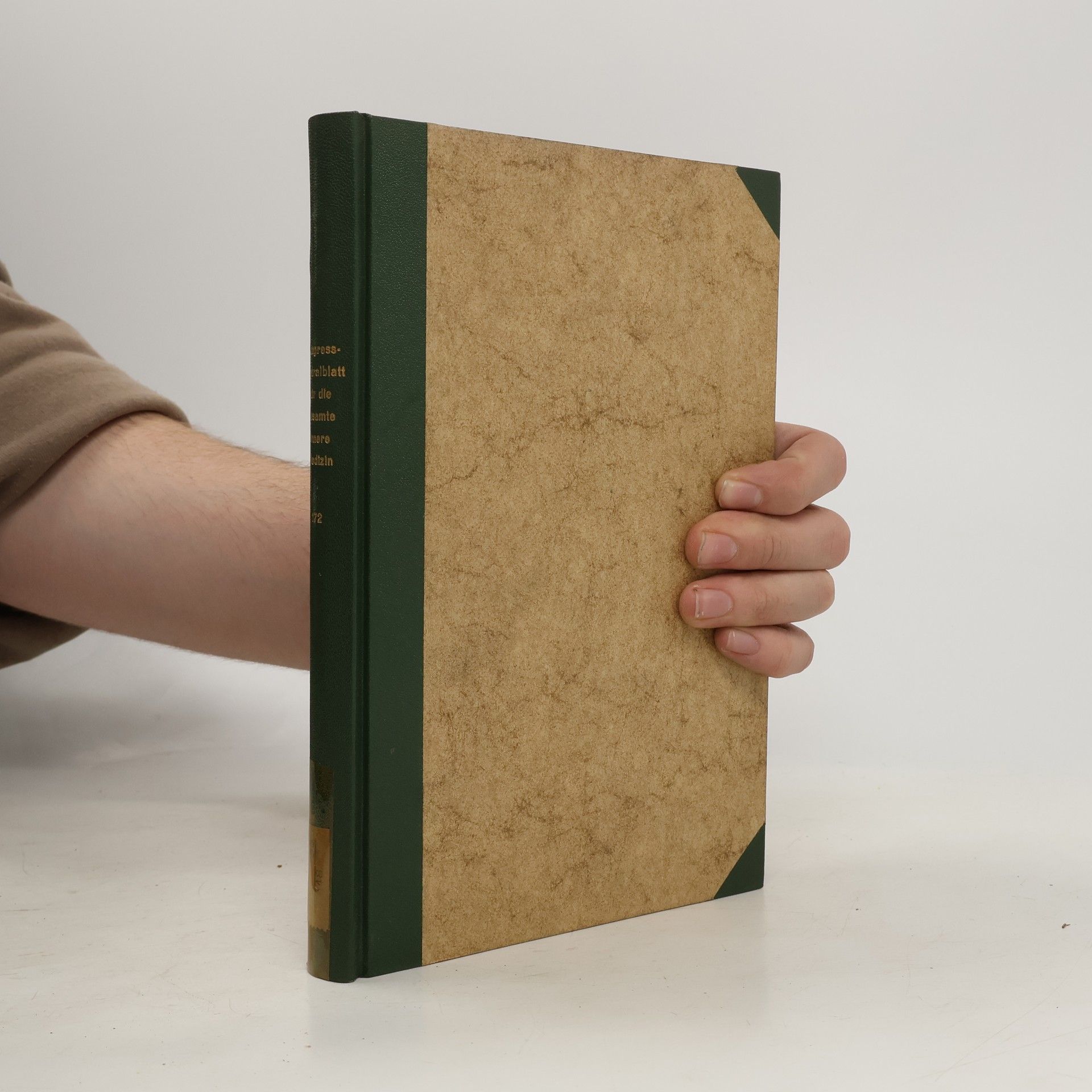 Autores varios Kongresszentralblatt für die Gesamte innere Medizin und ihre Grenzgebiete 172