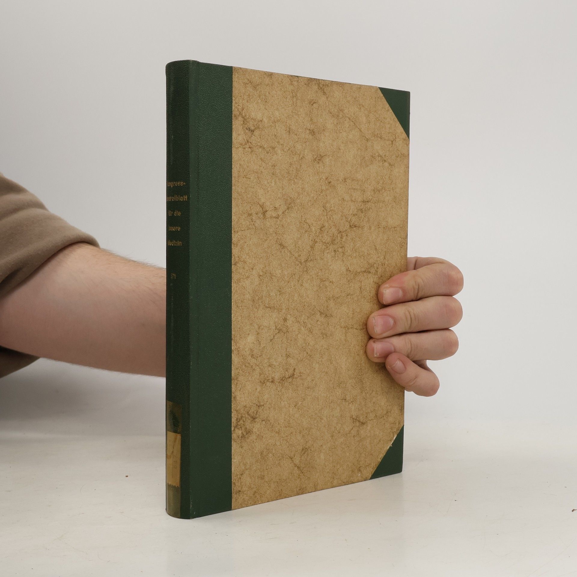 Autores varios Kongresszentralblatt für die Gesamte innere Medizin und ihre Grenzgebiete 171