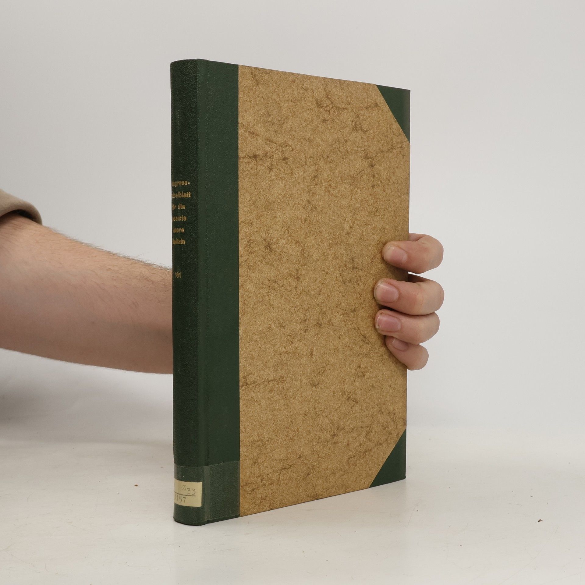 Autores varios Kongresszentralblatt für die Gesamte innere Medizin und ihre Grenzgebiete 181