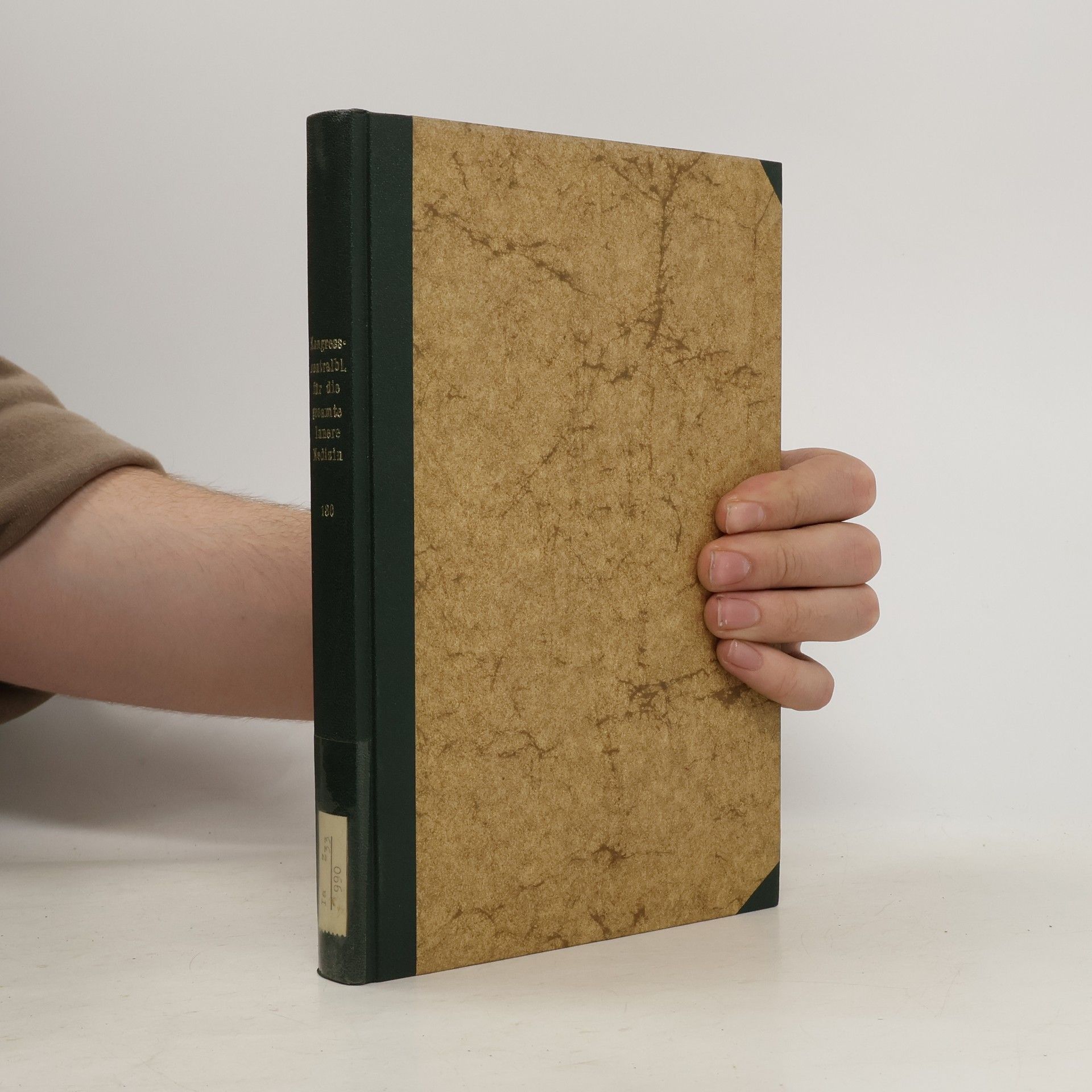 Autores varios Kongresszentralblatt für die Gesamte innere Medizin und ihre Grenzgebiete 180