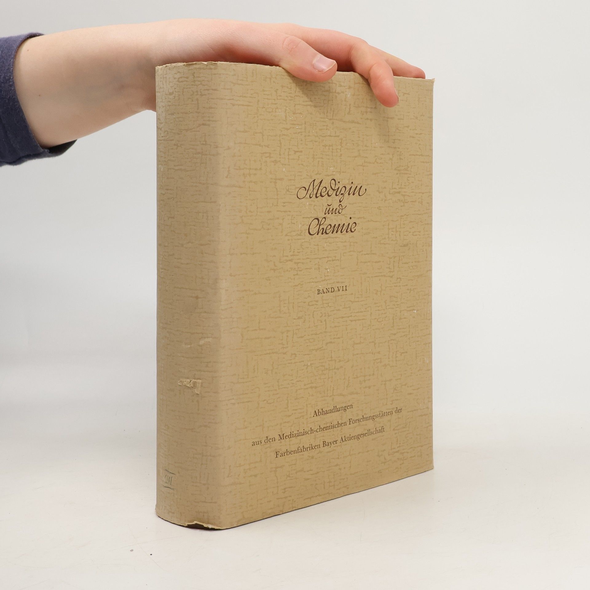 Autores varios Medizin und Chemie. Band VII