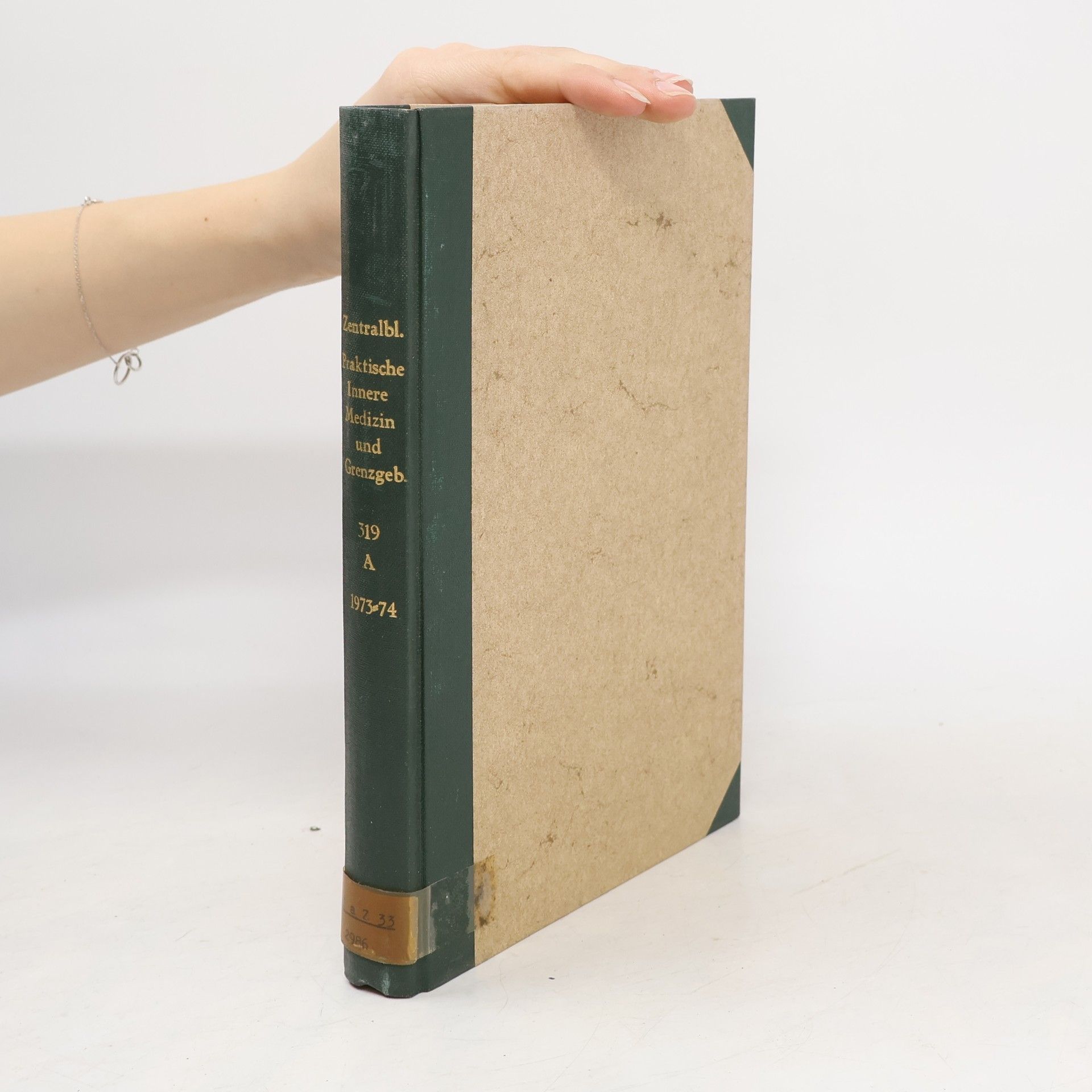 Auteurscollectief Zentralblatt Praktische Innere Medizin und Grenzgebiete 319. Band A