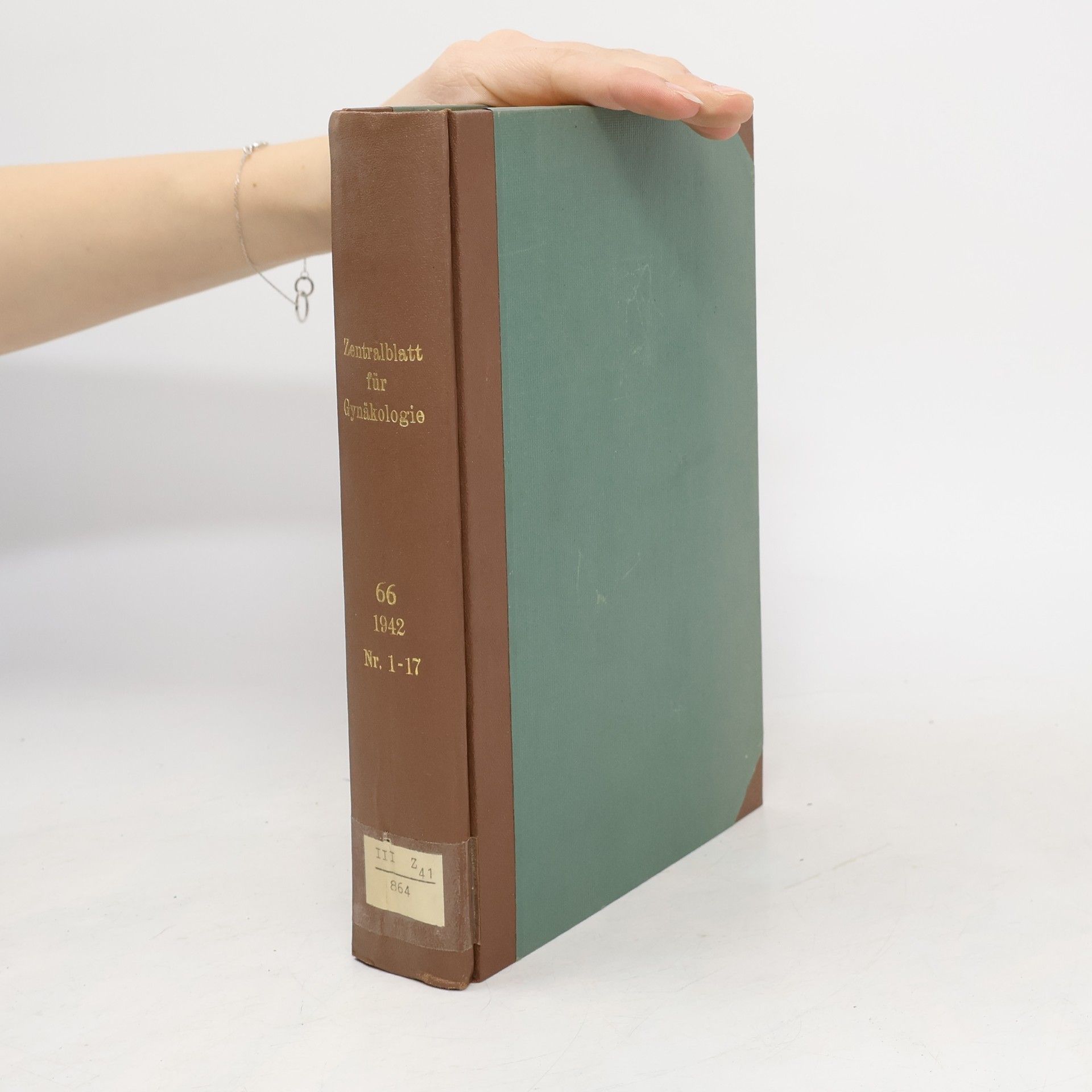 Zentralblatt für Gynäkologie 66. Jahrgang. Nr. 1-17