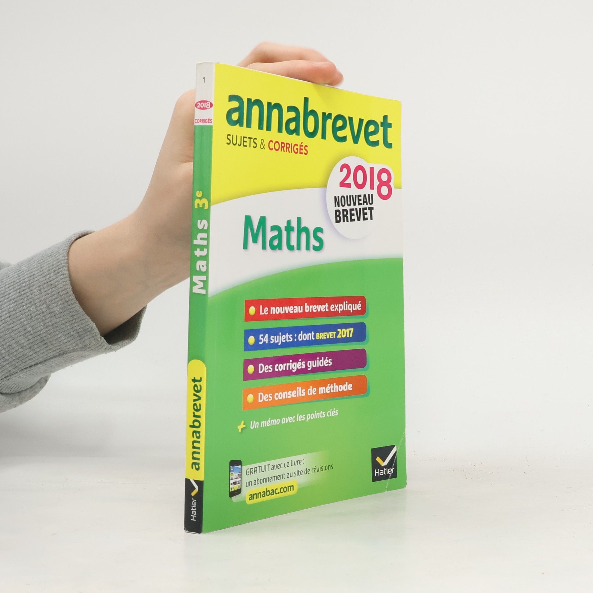Annales Annabrevet 2018 Maths 3e