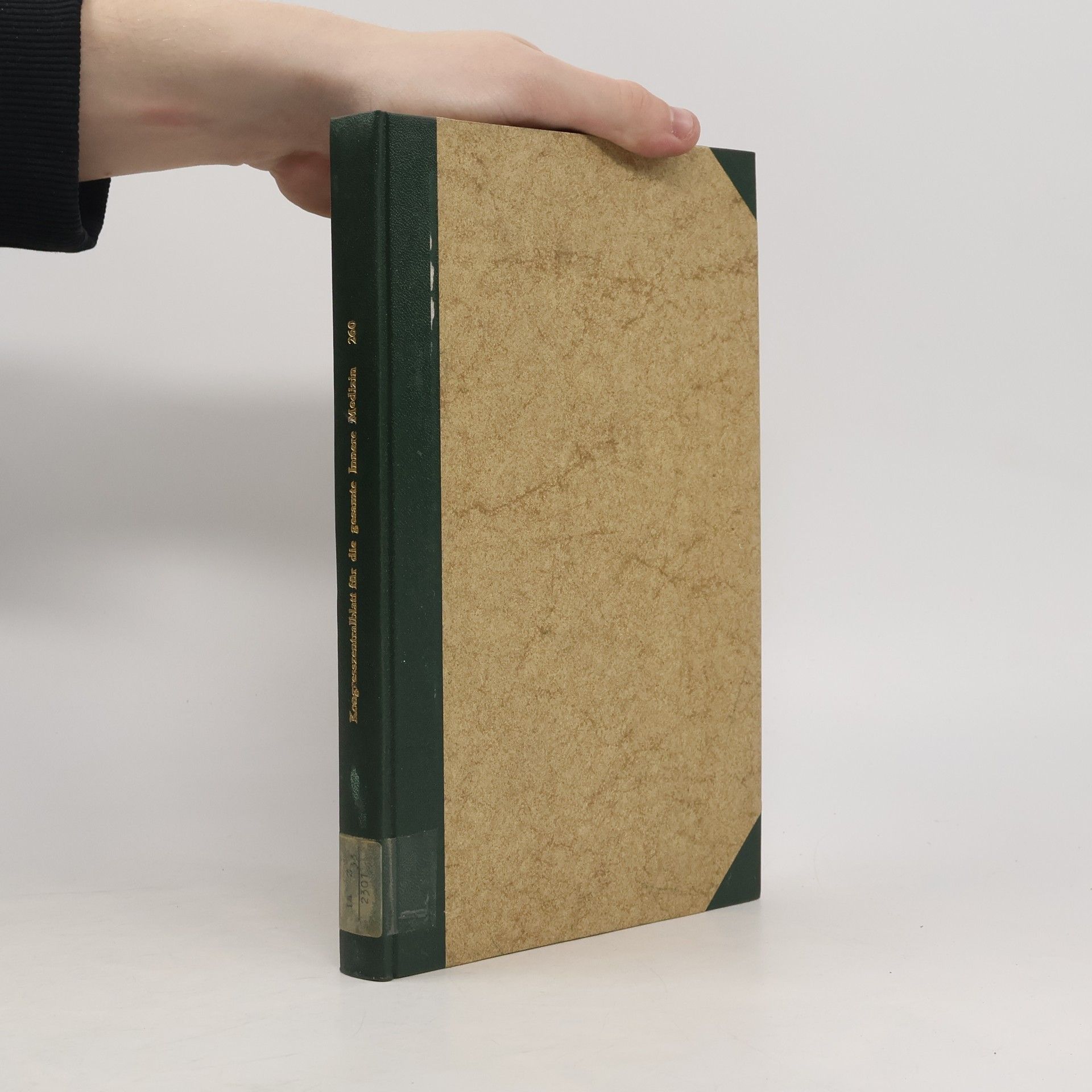 Autores varios Kongresszentralblatt für die gesamte Innere Medizin und ihre Grenzgebiete 260