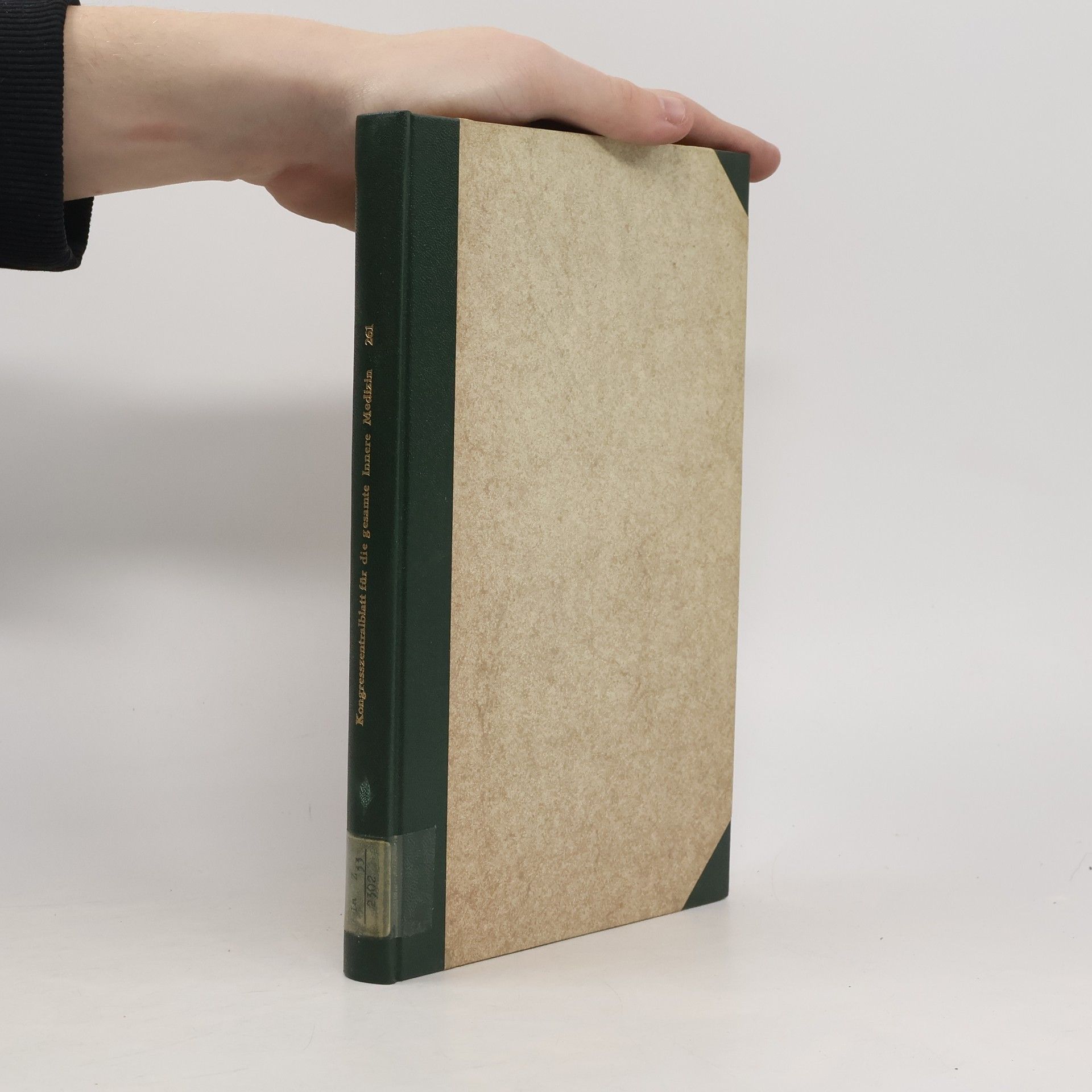 Autores varios Kongresszentralblatt für die gesamte Innere Medizin und ihre Grenzgebiete 261. Band