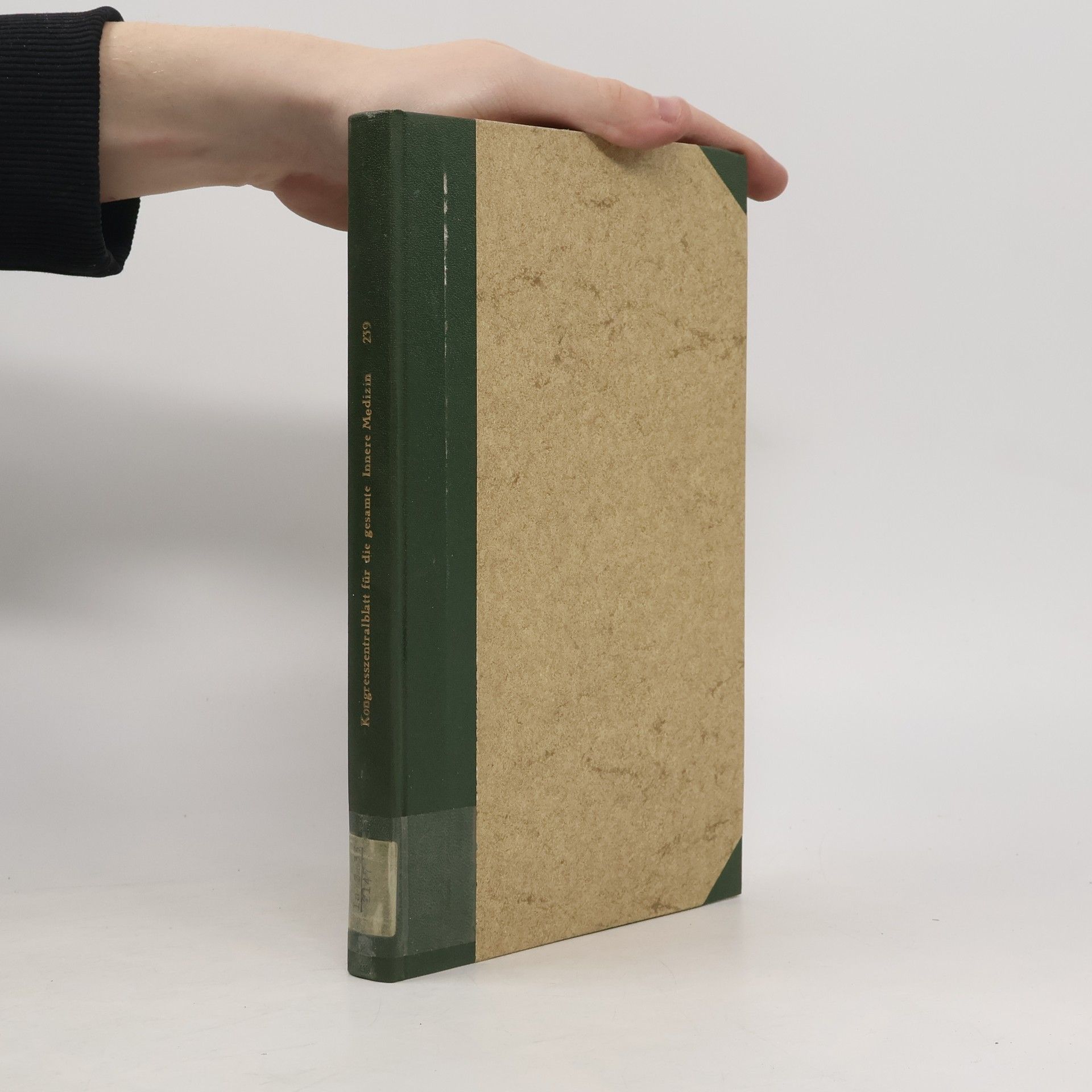 Autores varios Kongresszentralblatt für die gesamte Innere Medizin und ihre Grenzgebiete 239. Band