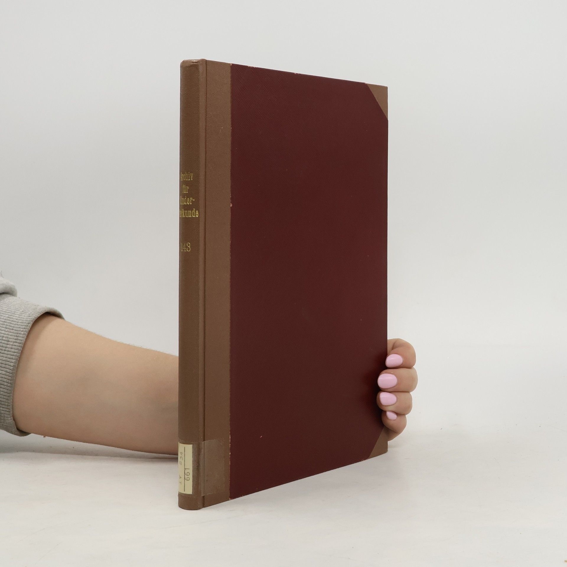 Autores varios Archiv für Kinderheilkunde 143