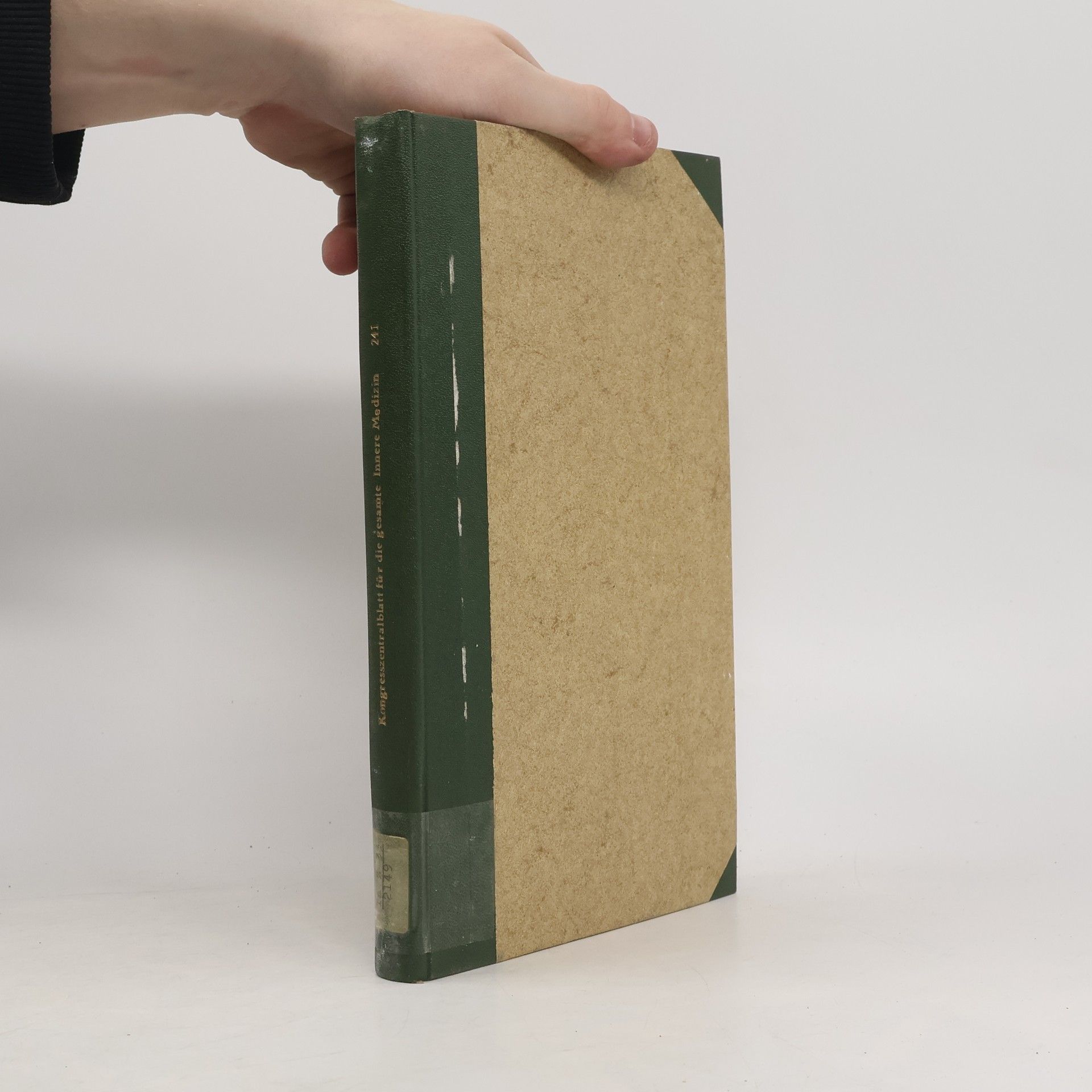 Autores varios Kongresszentralblatt für die gesamte Innere Medizin und ihre Grenzgebiete 241. Band