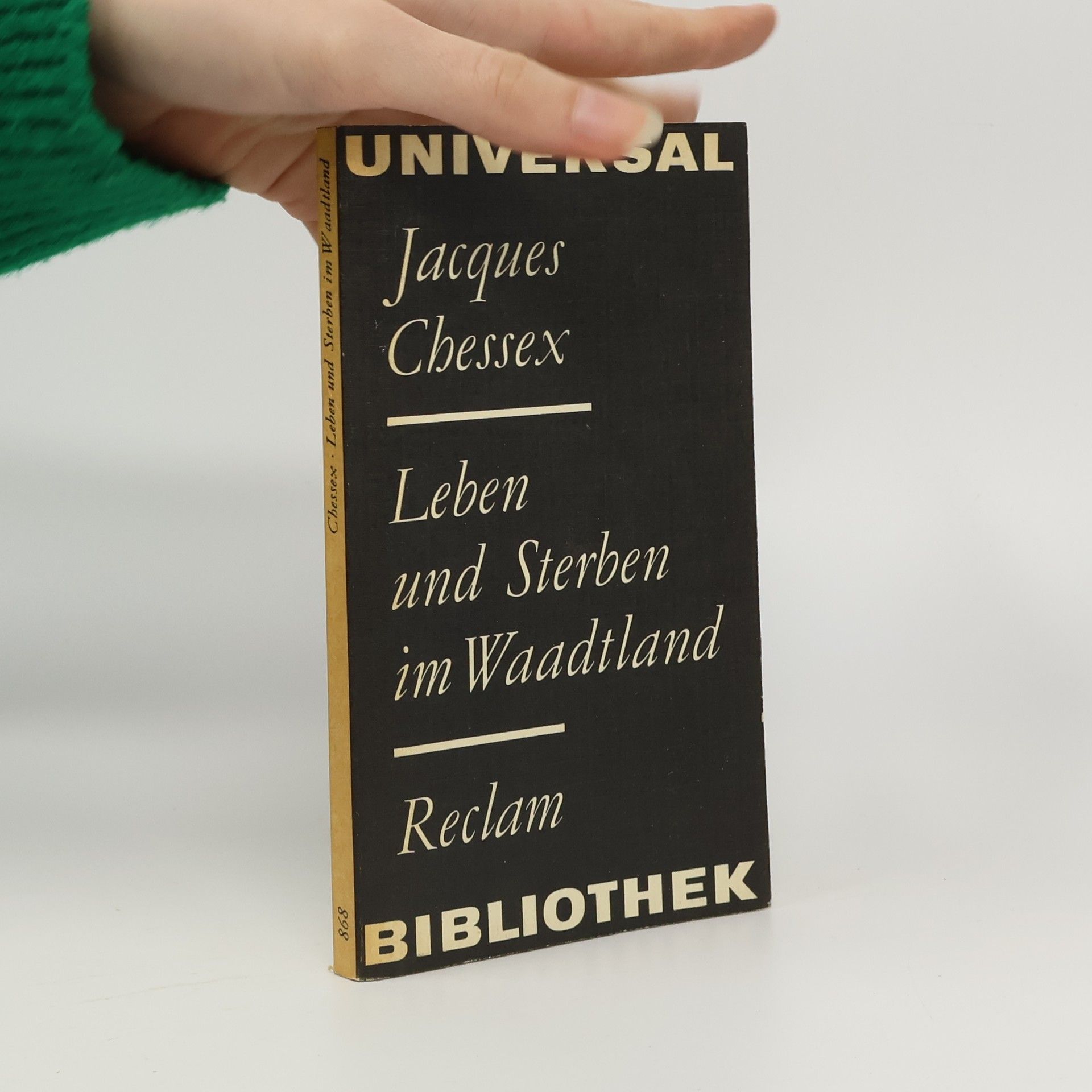 Jacques Chessex Leben und Sterben im Waadtland