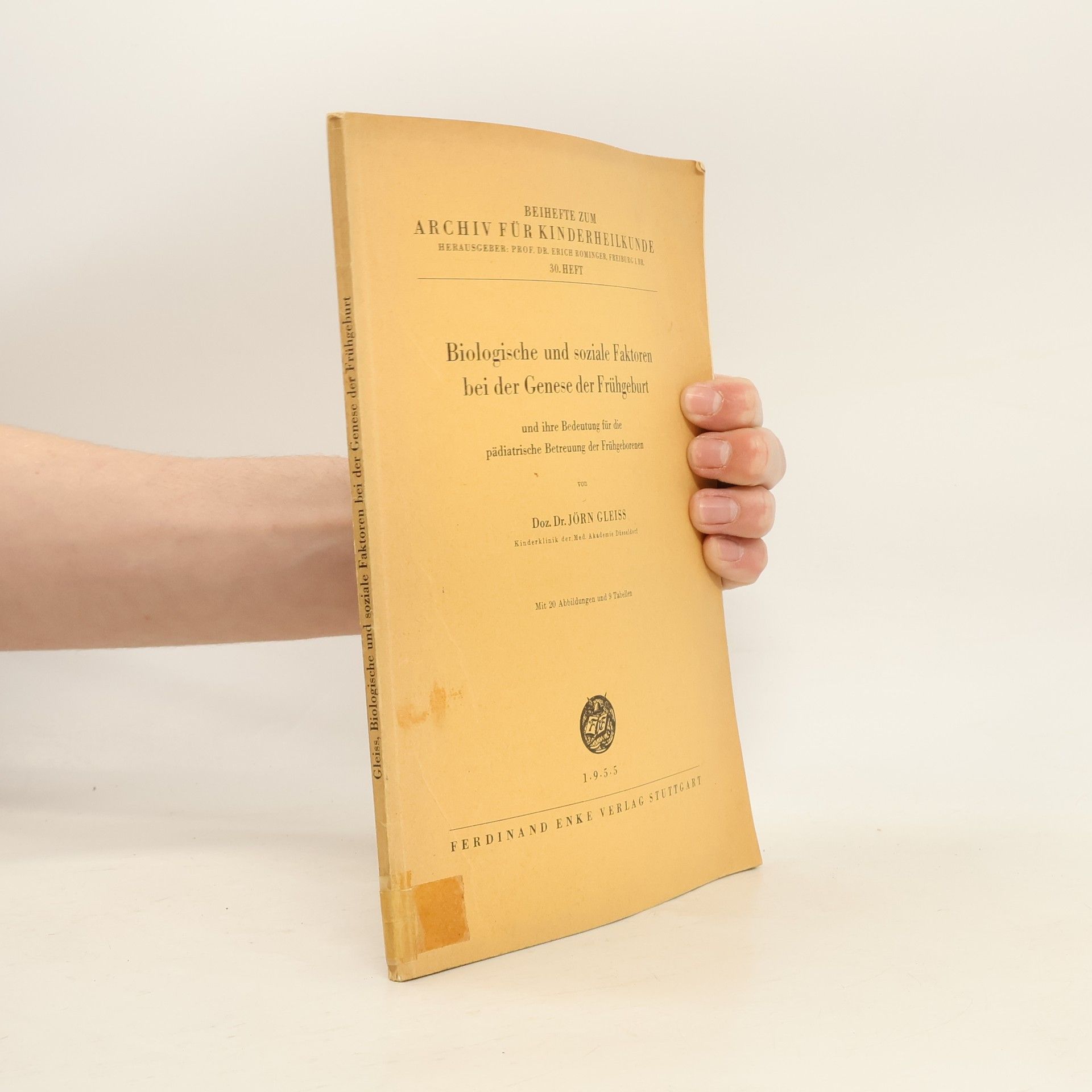 Jörn Gleiß Biologische und soziale Faktoren bei der Genese der Frühgeburt