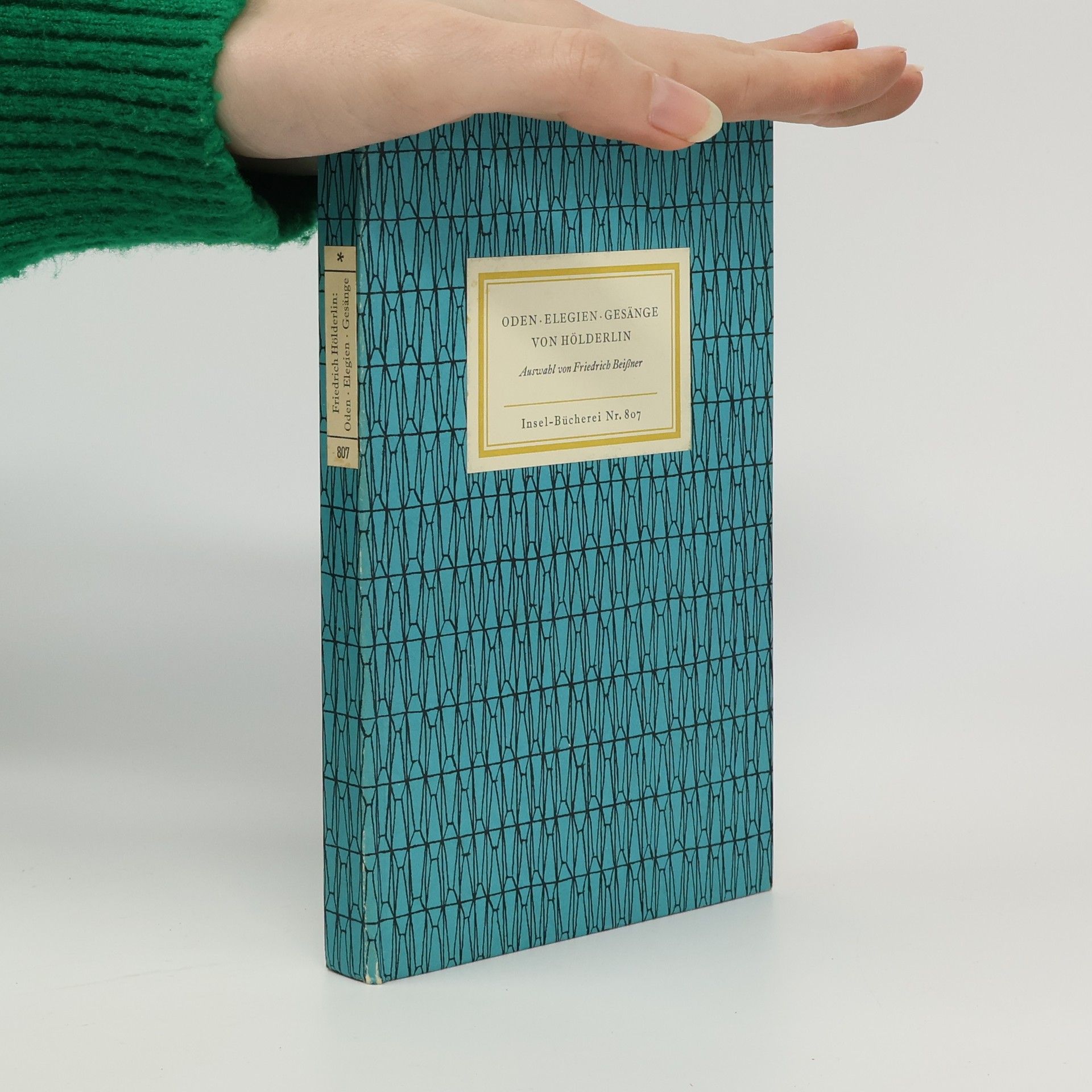 Friedrich Hölderlin Oden, Elegien, Gesänge von Hölderlin
