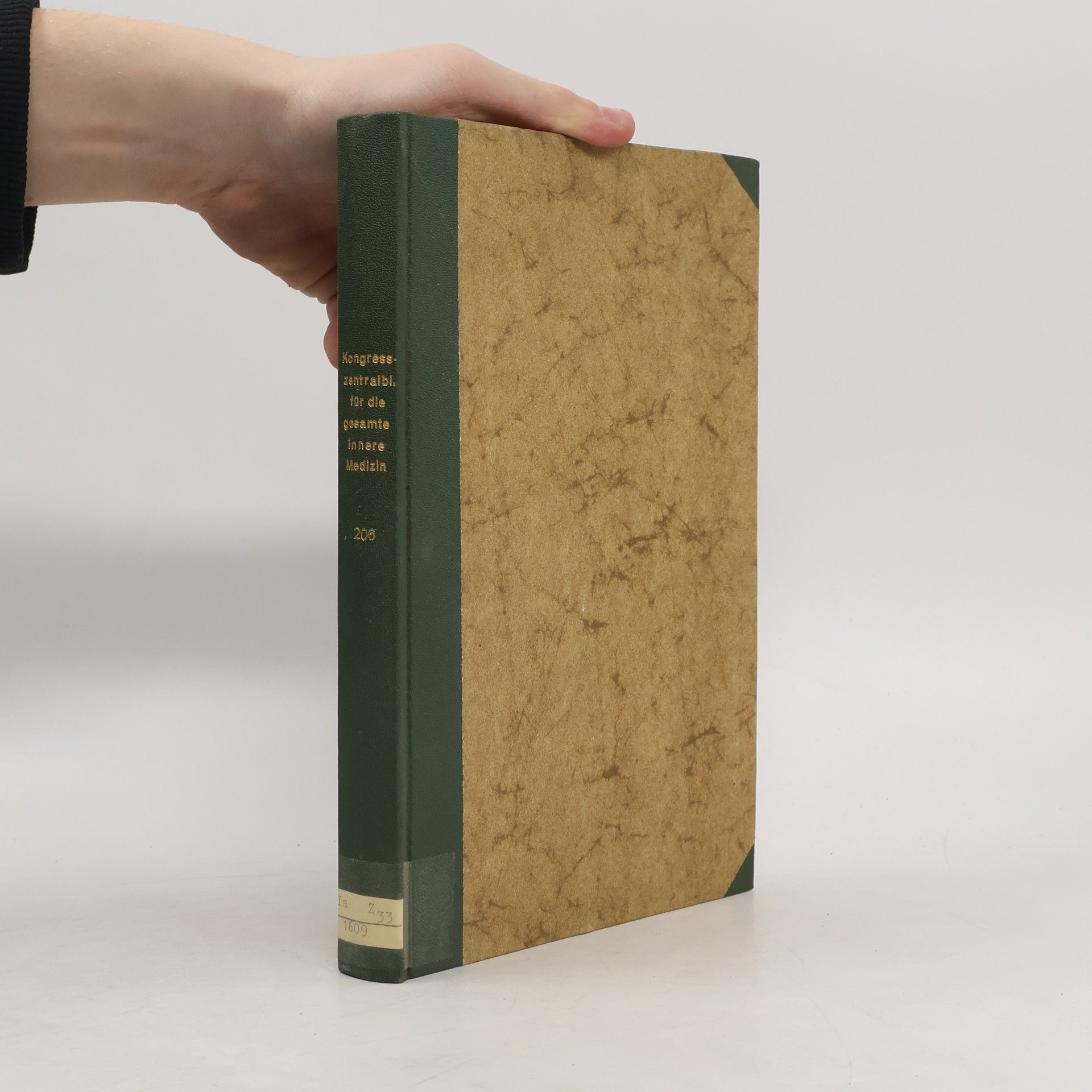 Autores varios Kongresszentralblatt für die gesamte Innere Medizin und ihre Grenzgebiete 206