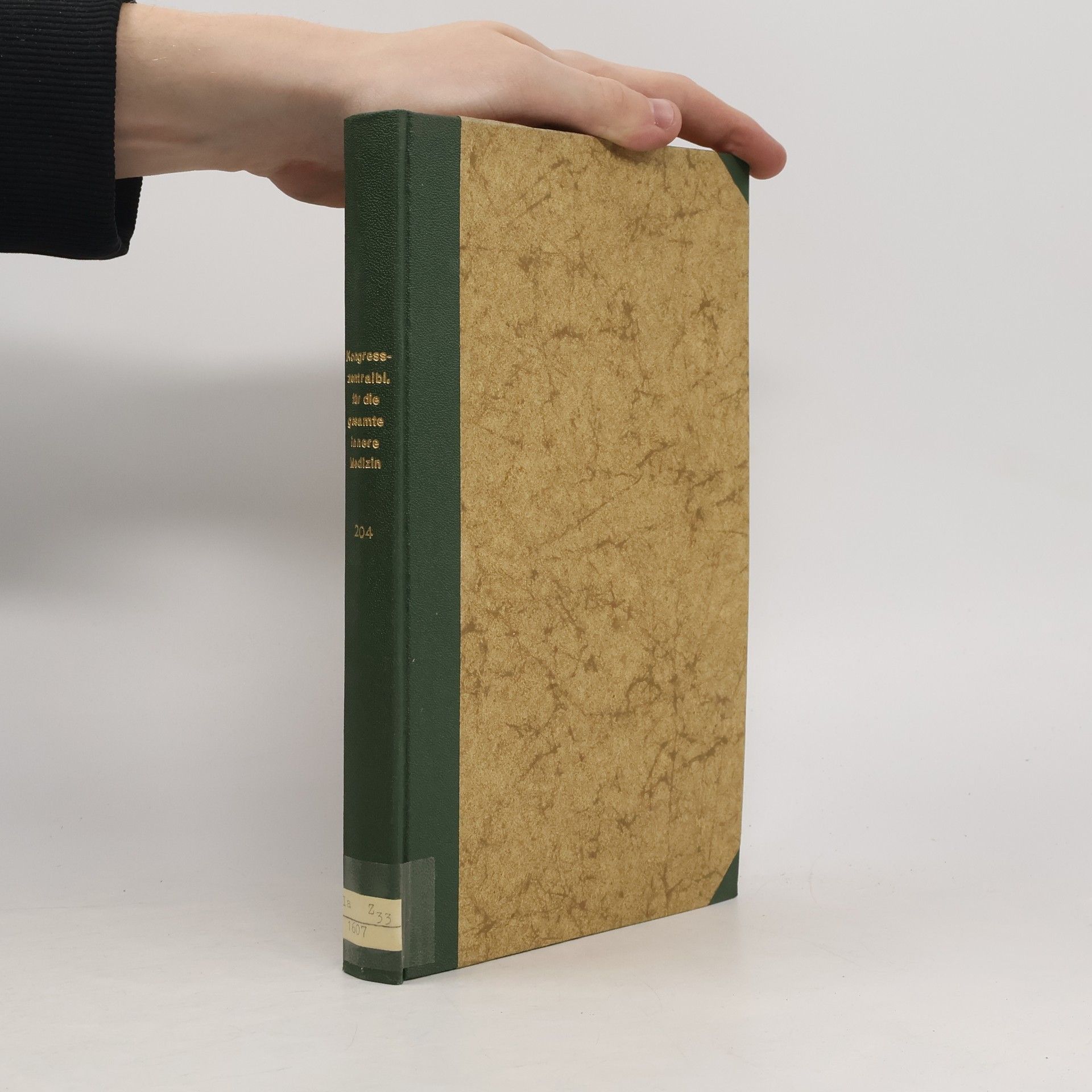 Autores varios Kongresszentralblatt für die gesamte innere Medizin und ihre Grenzgebiete 204