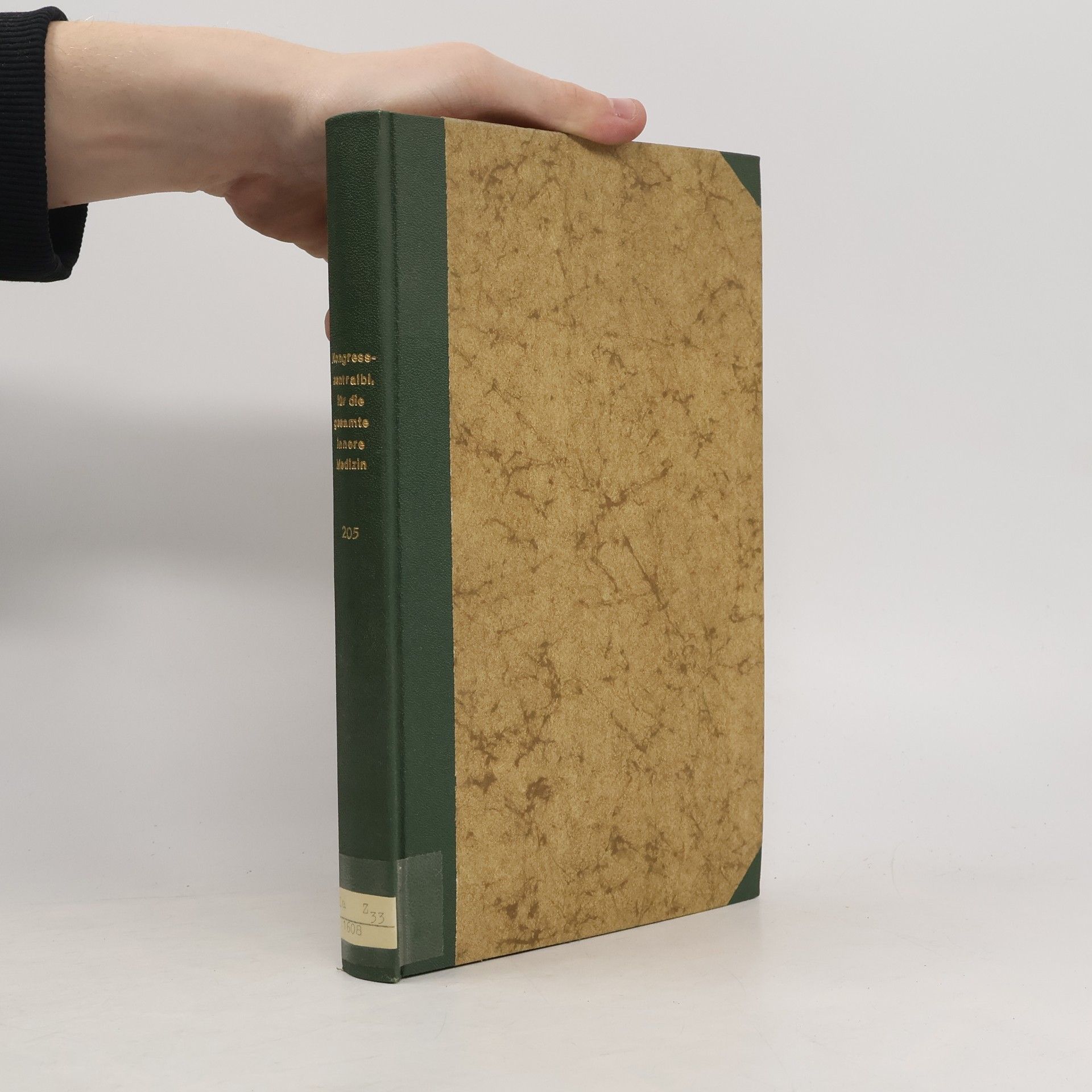 Autores varios Kongresszentralblatt für die gesamte Innere Medizin und ihre Grenzgebiete 205. Band