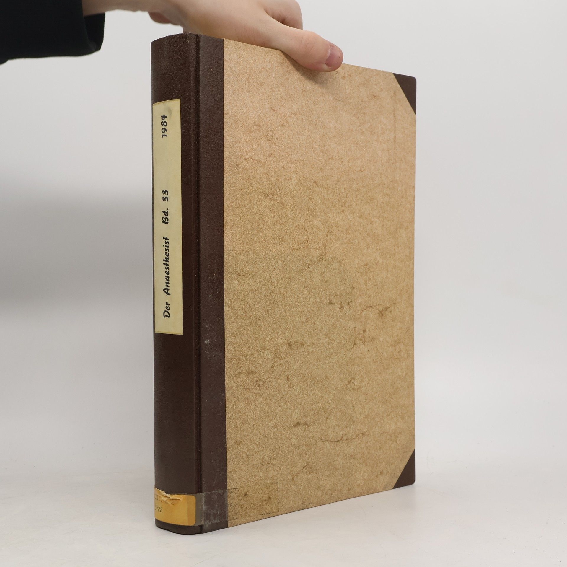 Autores varios Der Anaesthesist, Band. 33