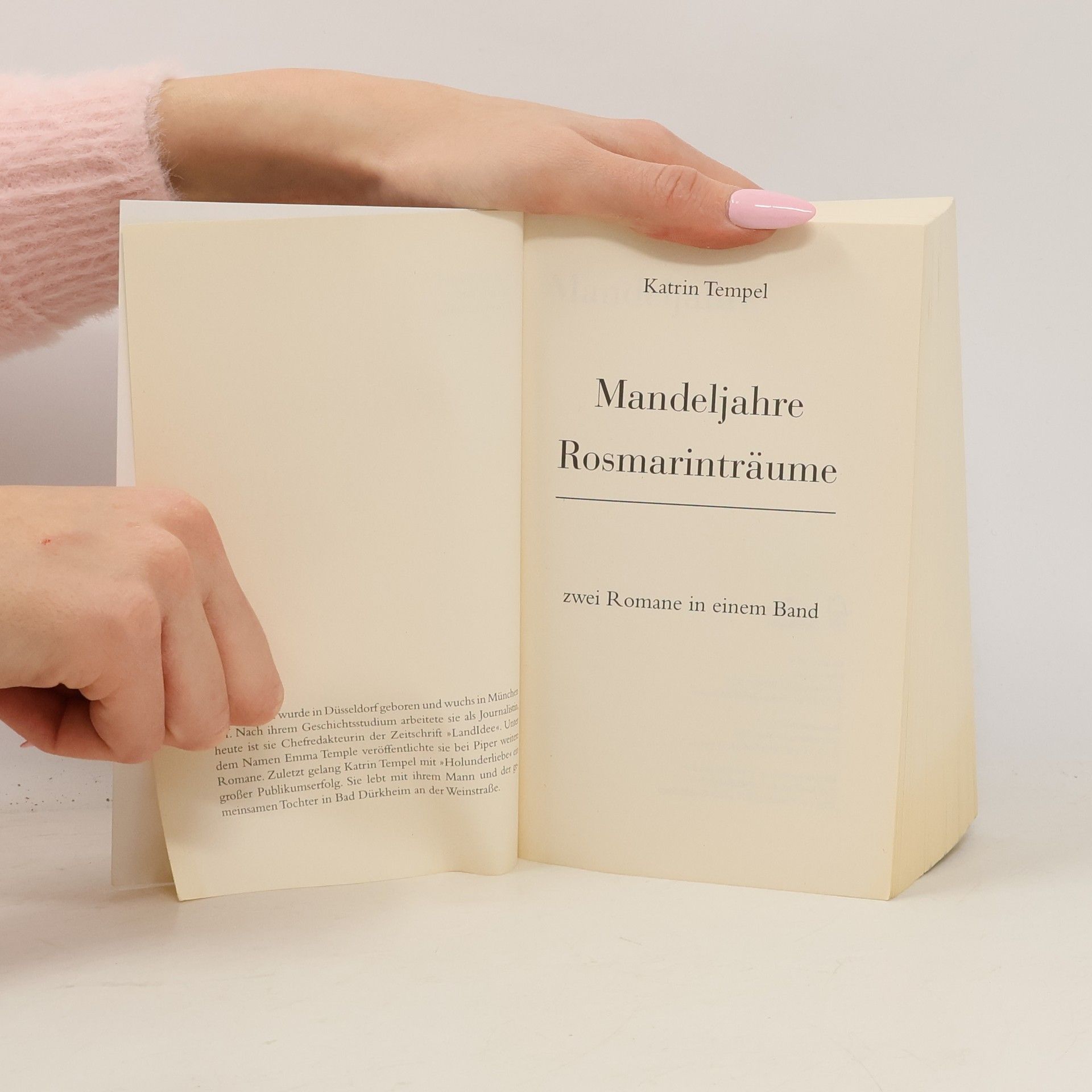 Katrin Tempel Mandeljahre. Rosmarinträume