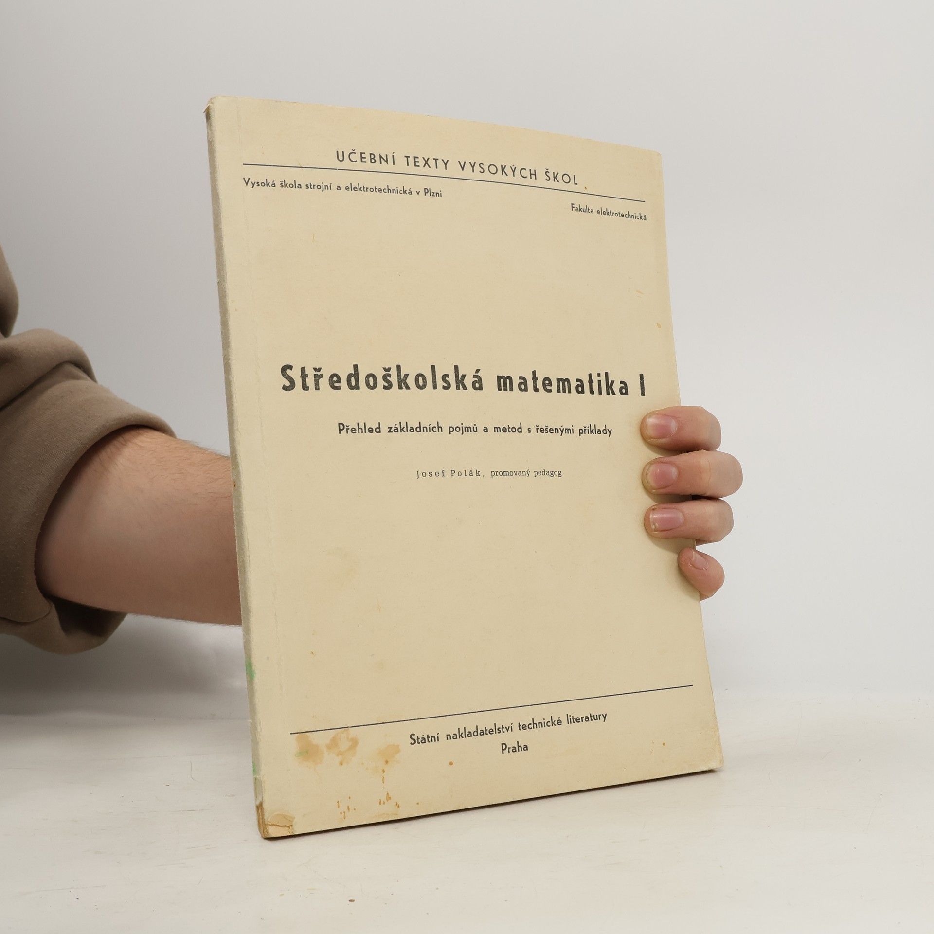 Josef Polák Středoškolská matematika I