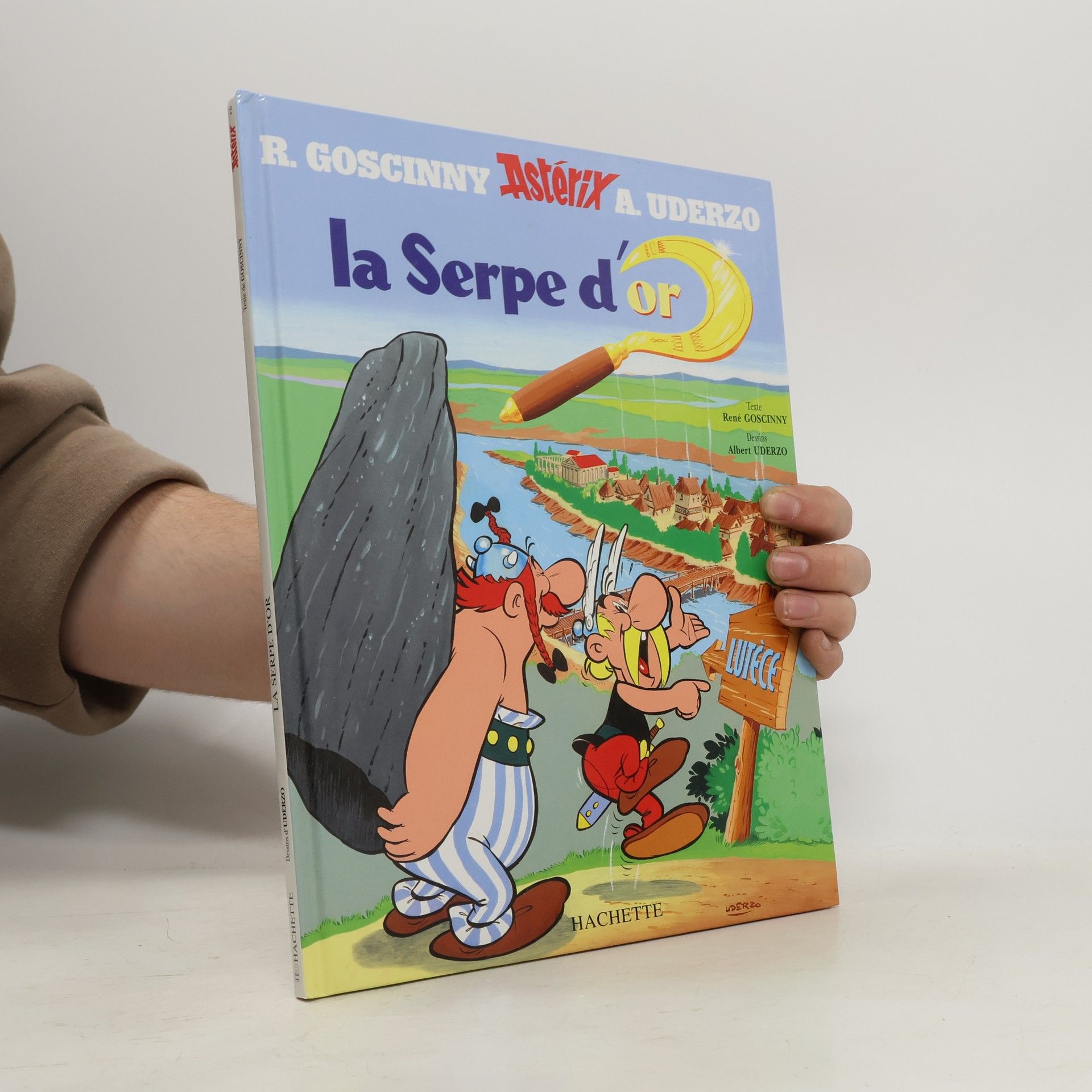 Albert Uderzo Asterix - La serpe d' or. Die goldene Sichel, französische Ausgabe