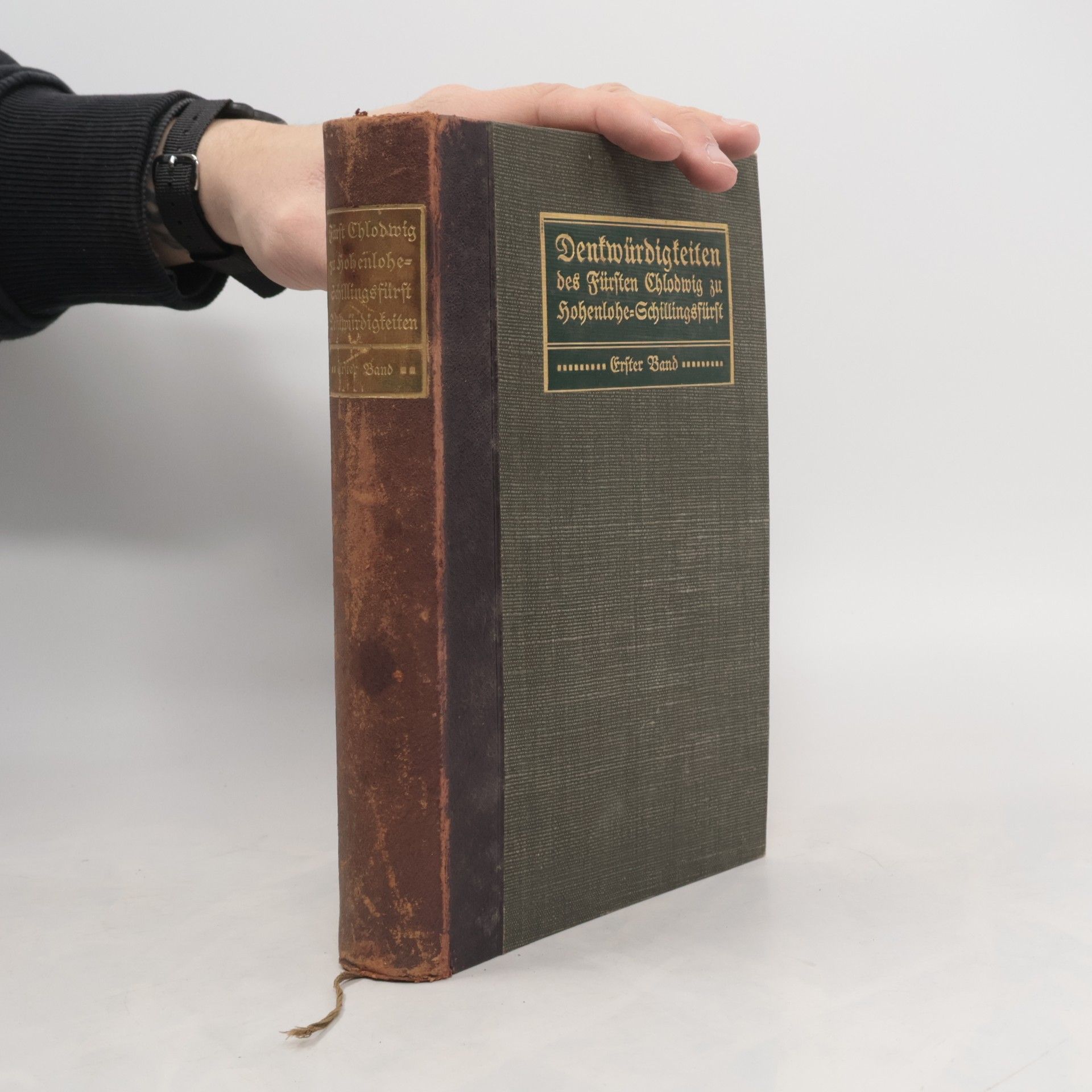 Chlodwig Hohenlohe-Schillingsfurst Denkwürdigkeiten des Fürsten Chlodwig zu Hohenlohe-Schillingsfürst 1