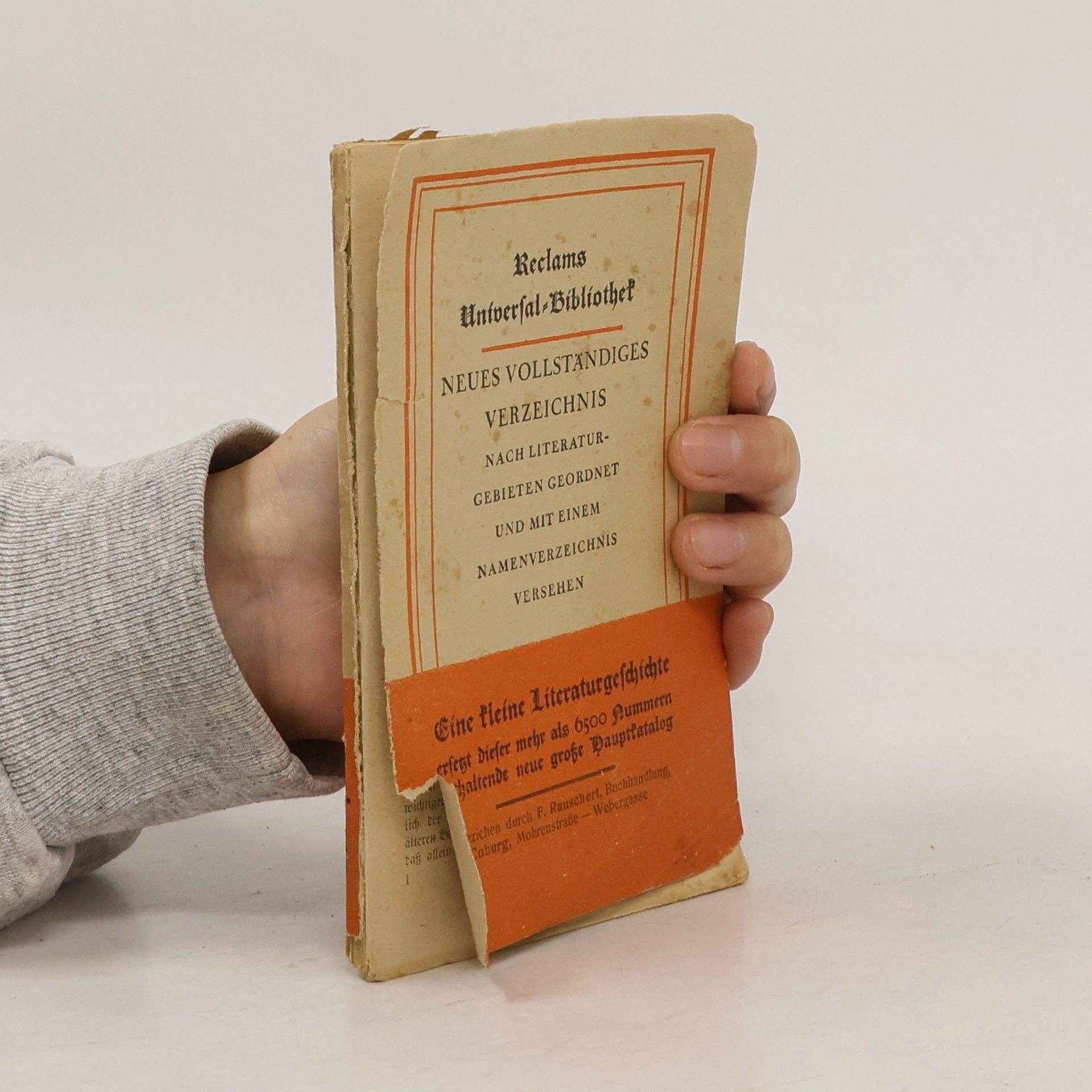 Autores varios Neues Vollständiges Verzeichnis