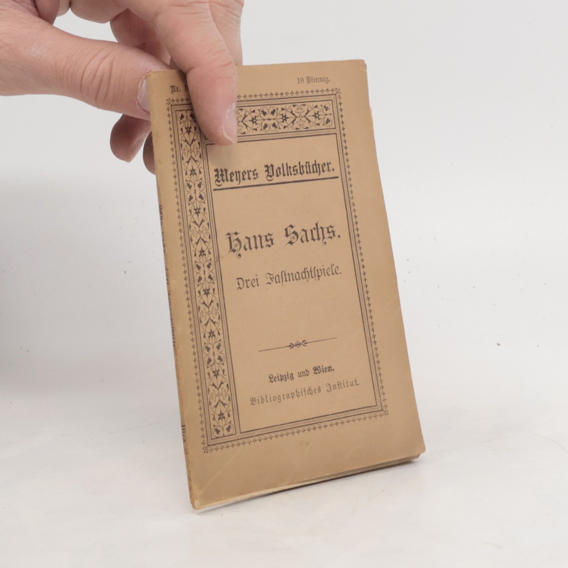 Hans Sachs Drei Fastnachtspiele