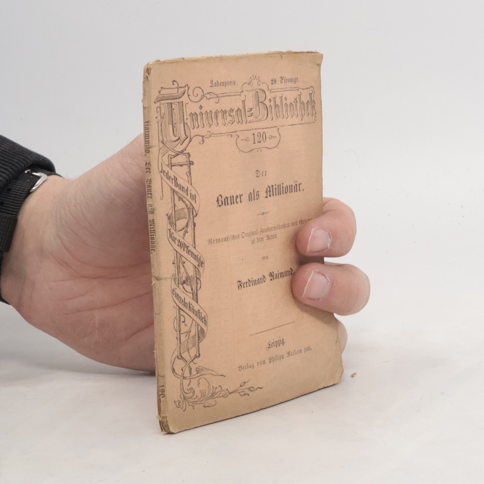 Ferdinand Raimund Der Bauer als Millionär