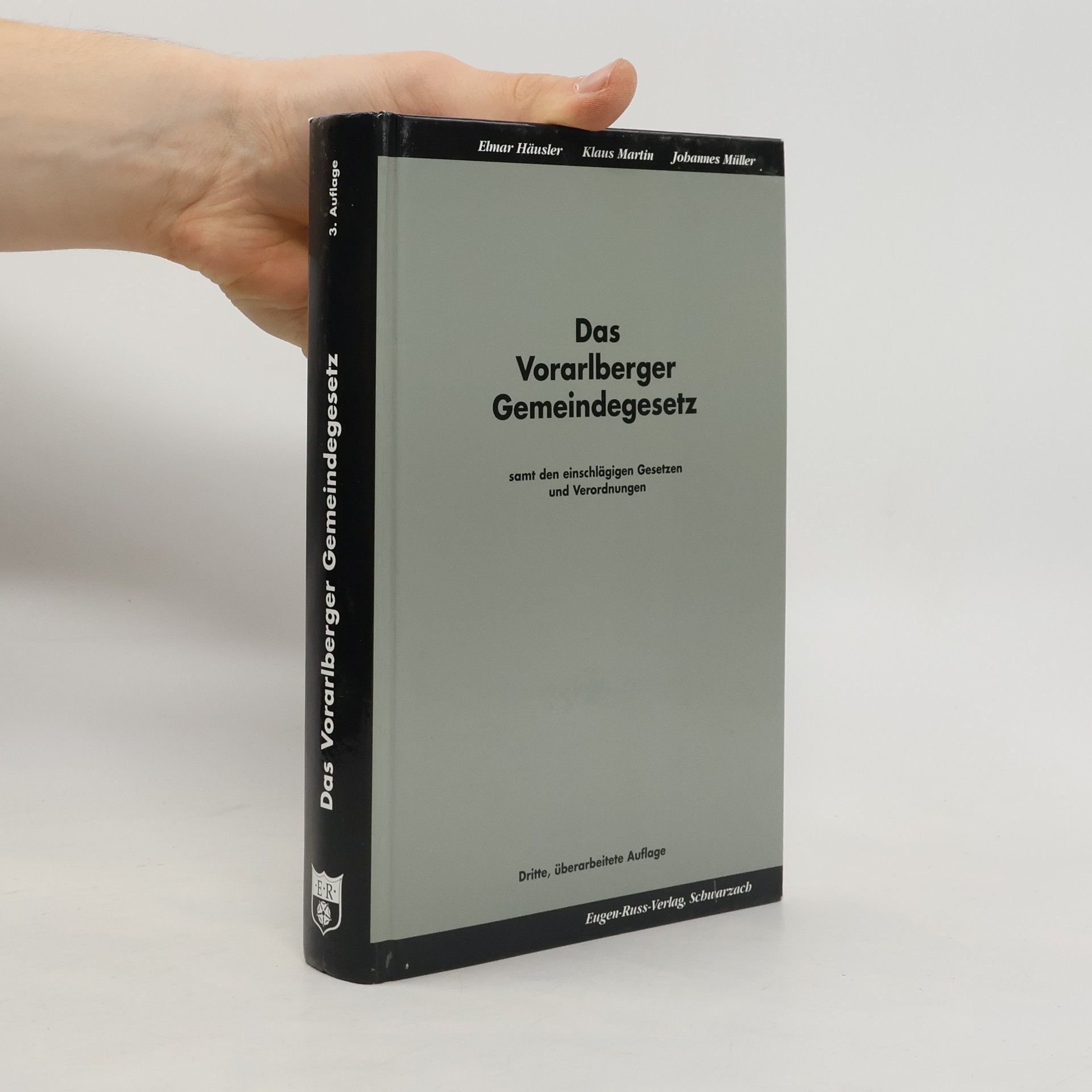 Autorenkollektiv Das vorarlberger Gemeindegesetz